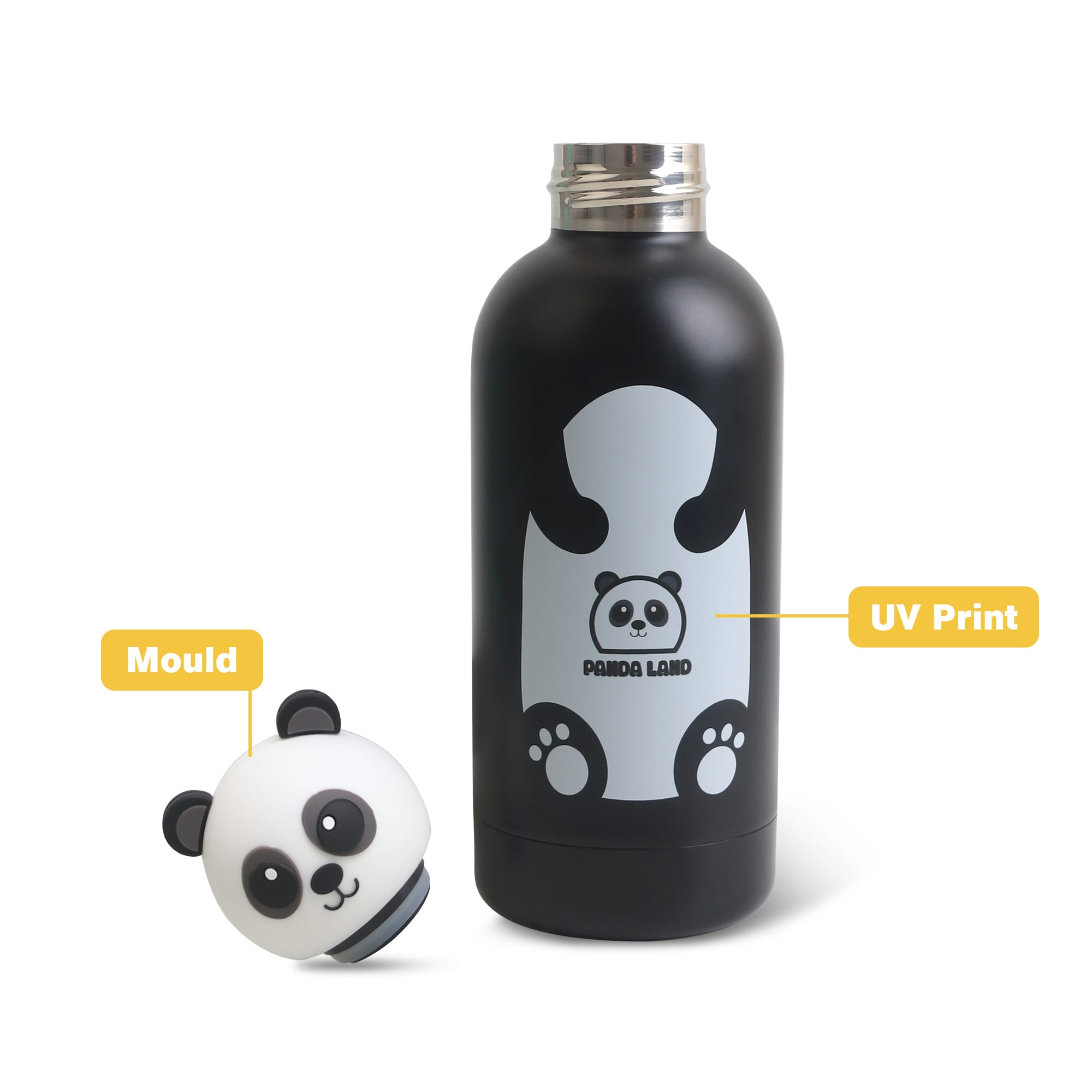 Double Wall Vacuum Bottle with Animal Head