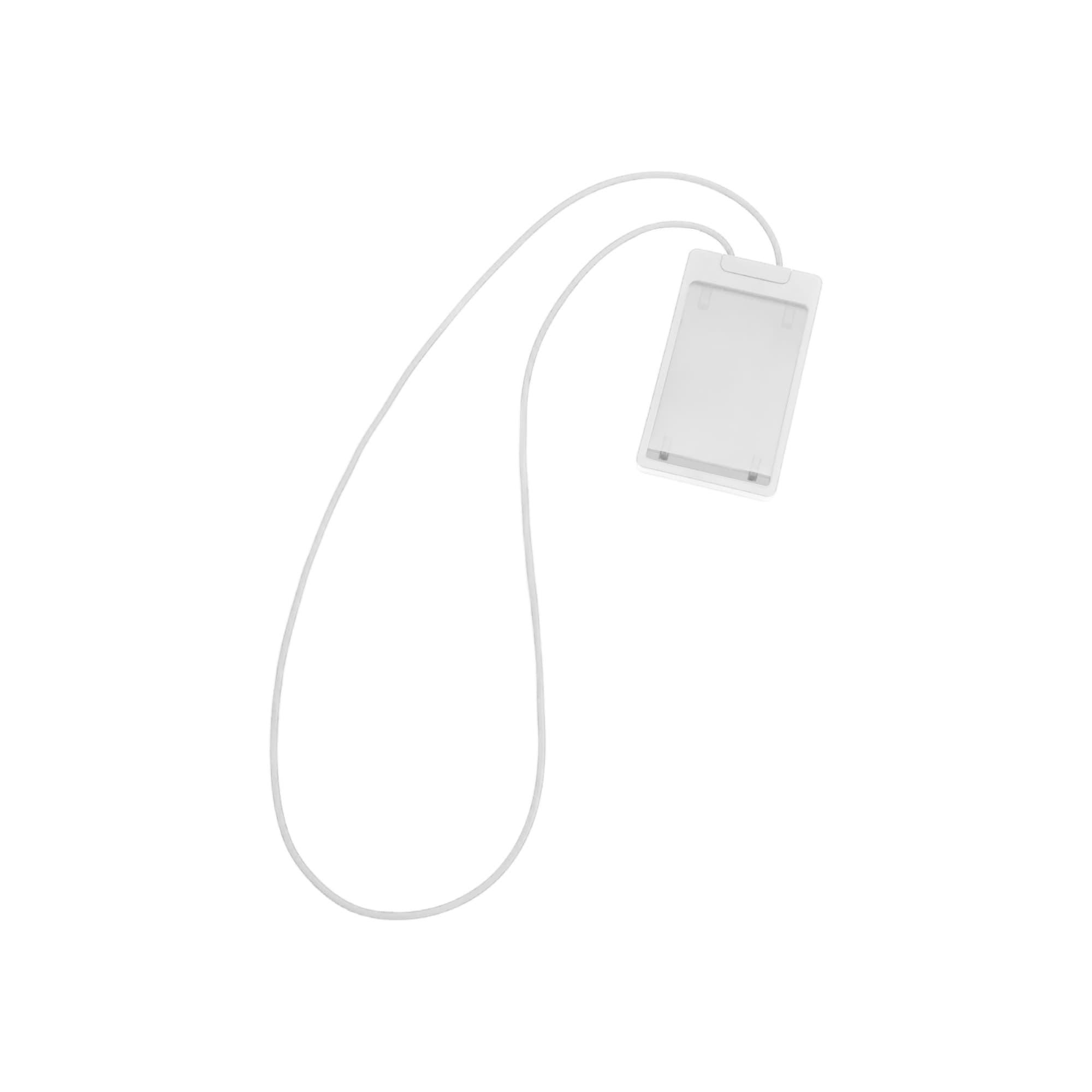 ABS Retractable Card Holder with Silicone Strap