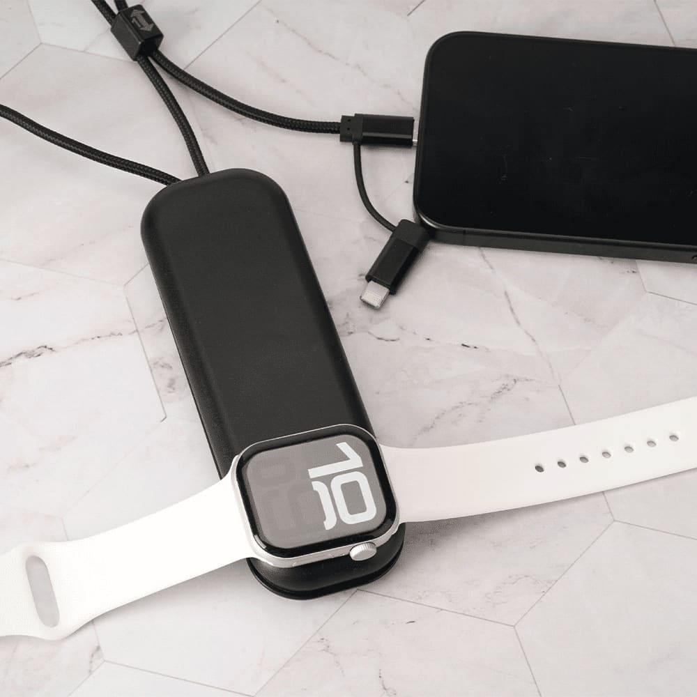 ZenGo Foldable 5in1 Charging Cable w/ Wireless Watch Charger