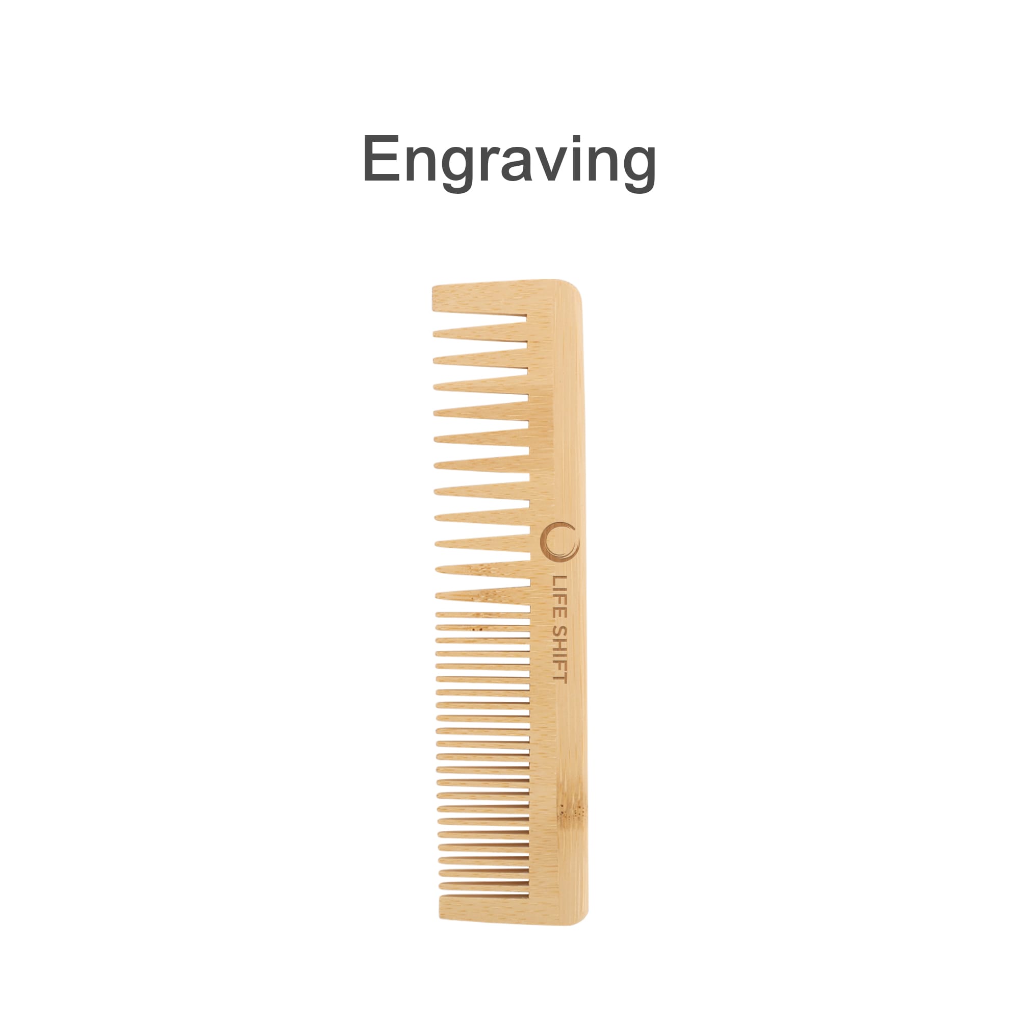 Blended-Tooth Bamboo Comb