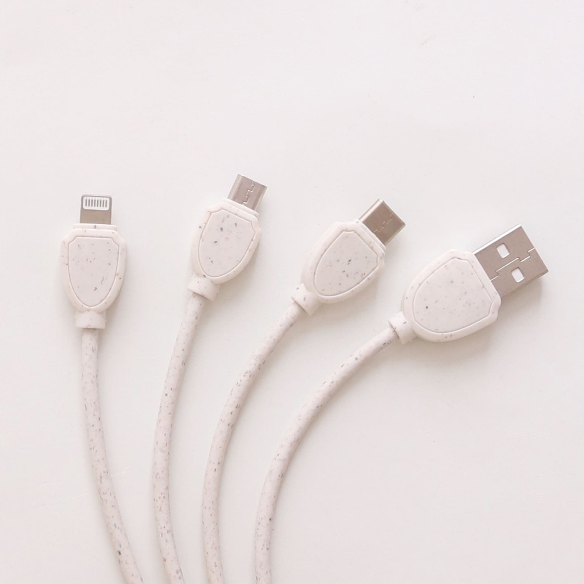 Wheat Straw Charging Cable - Round Shape