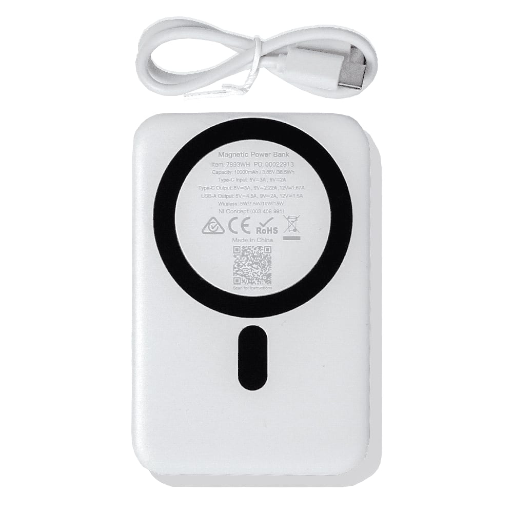 Magnetic Power Bank w/ Phone Stand 10000 mAh