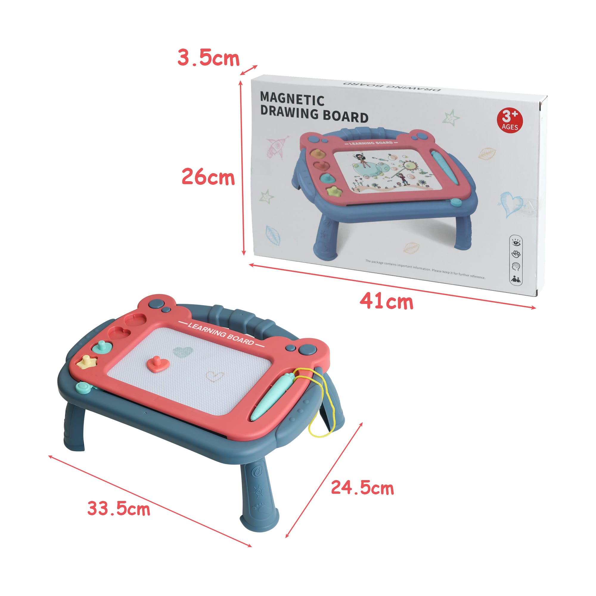Magnetic Drawing Board with Stand