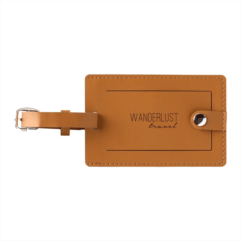 Bio Leather Luggage Tag