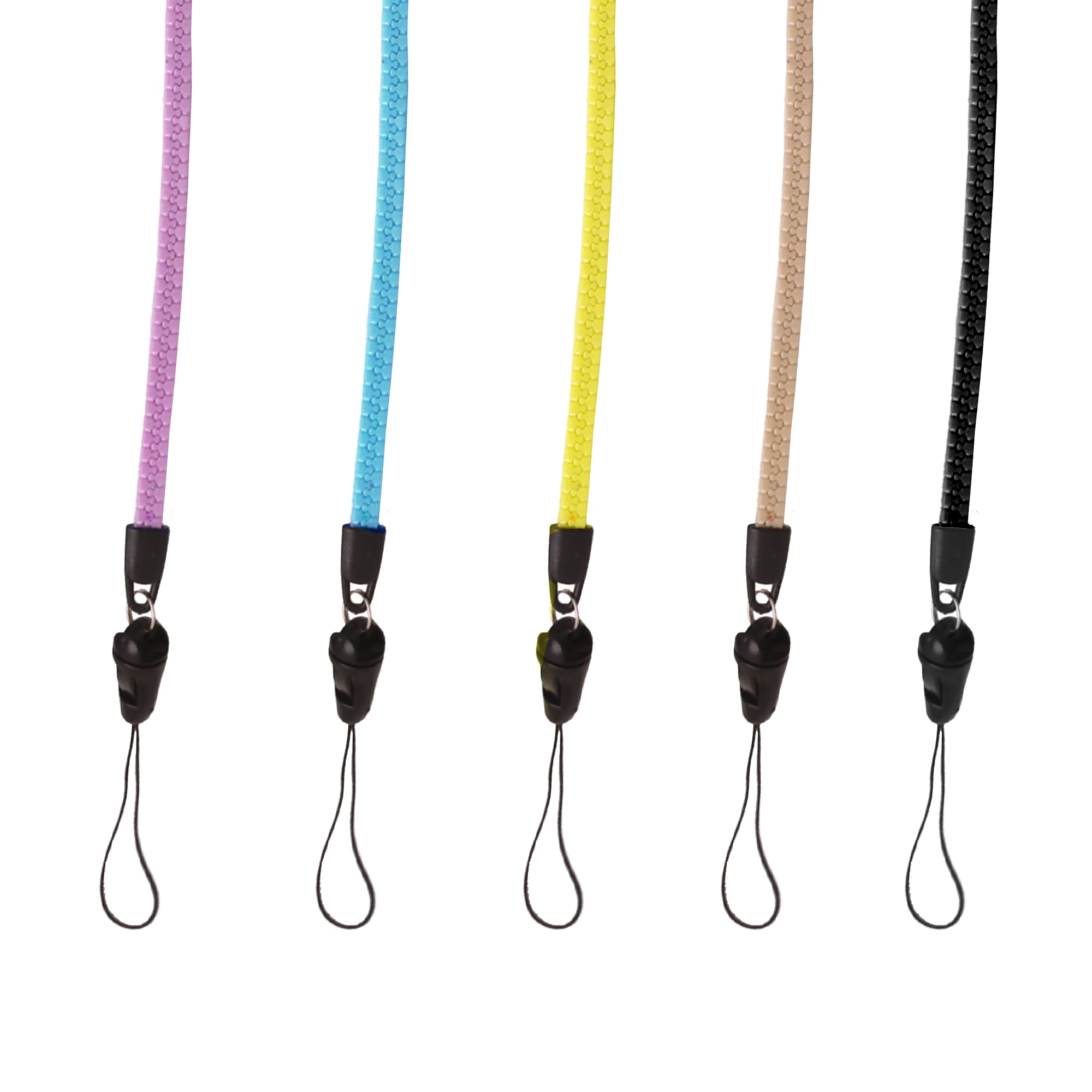 Zipper Lanyard with PVC Tag