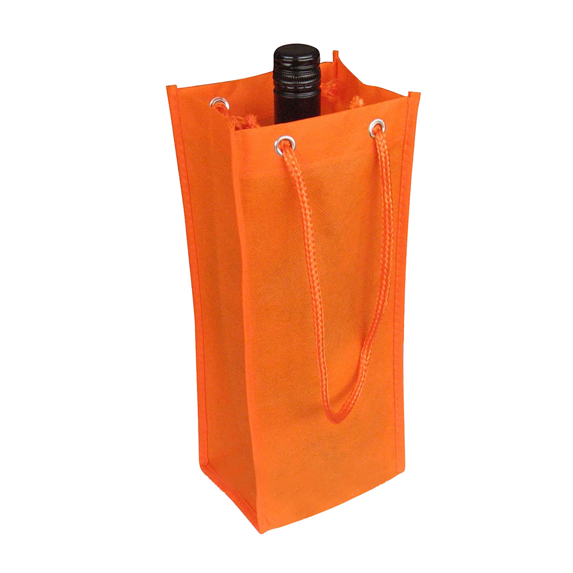 Non Woven Single Bottle Bag with Rope Handle