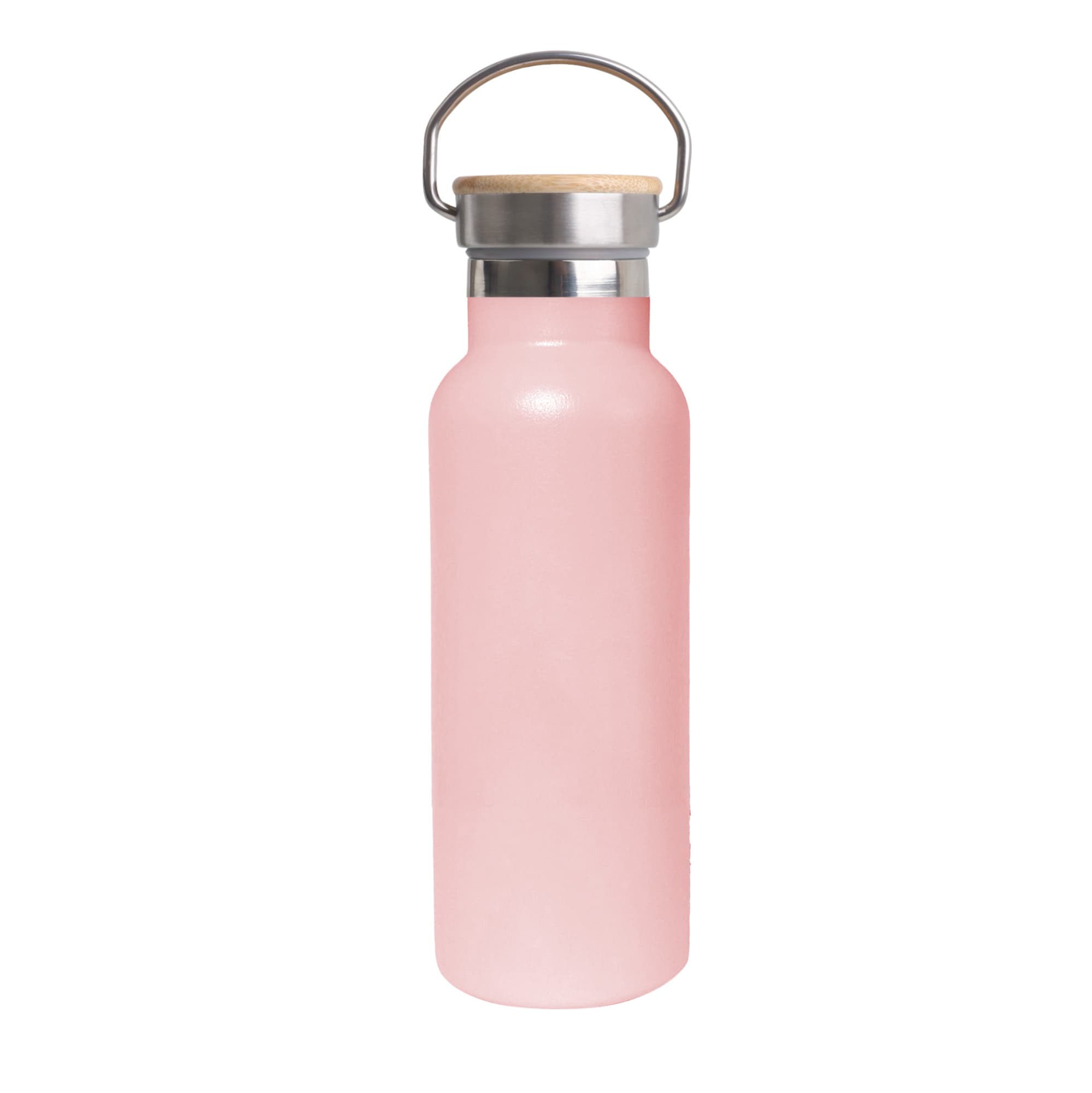 500ml Double Wall Vacuum Bottle with Bamboo Lid