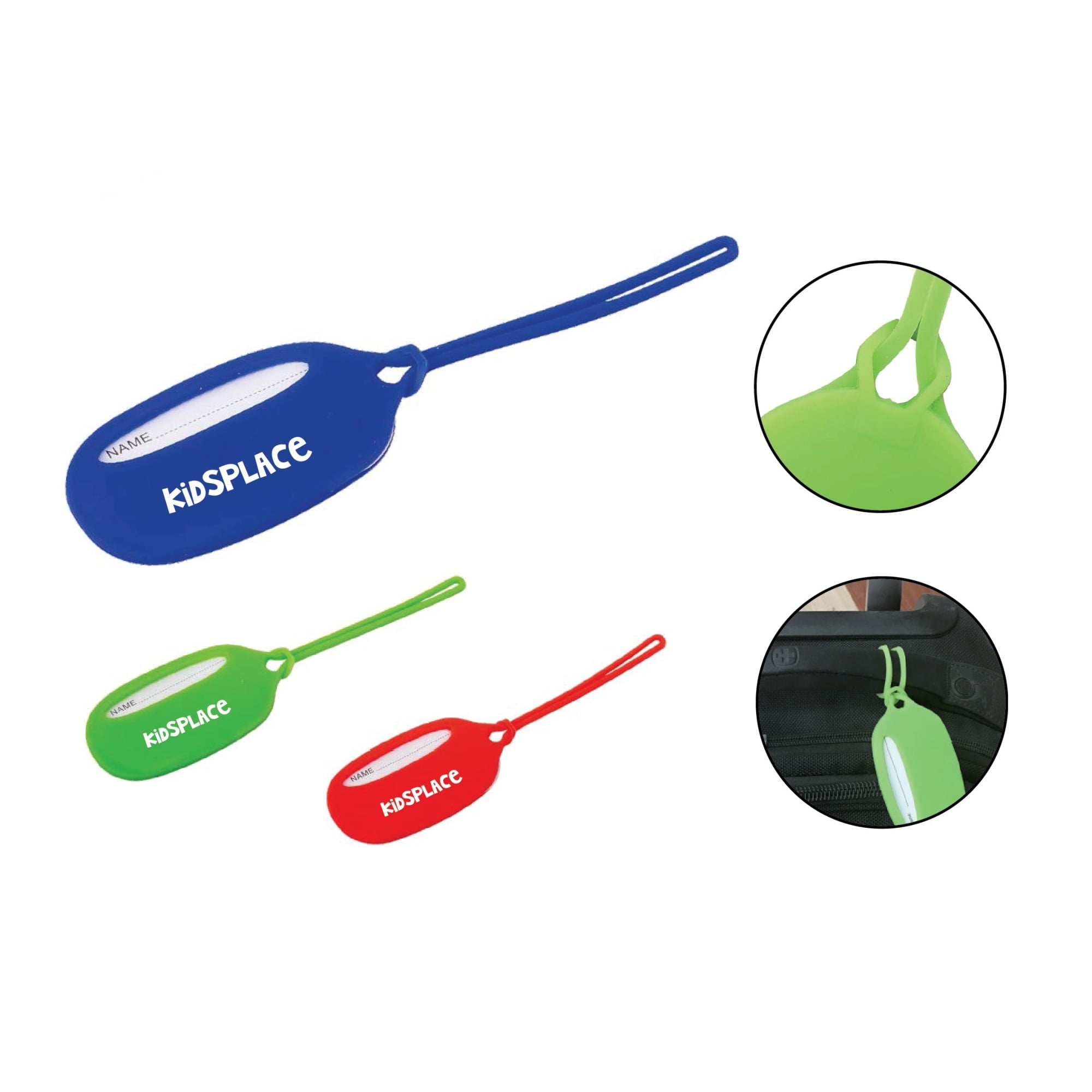 Coloured Silicone Luggage Tag
