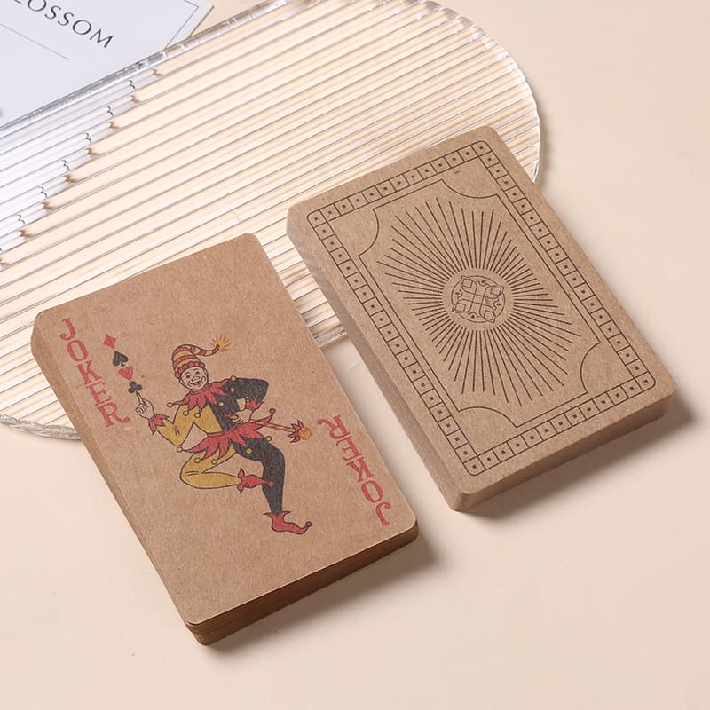 Kraft Paper Playing Cards