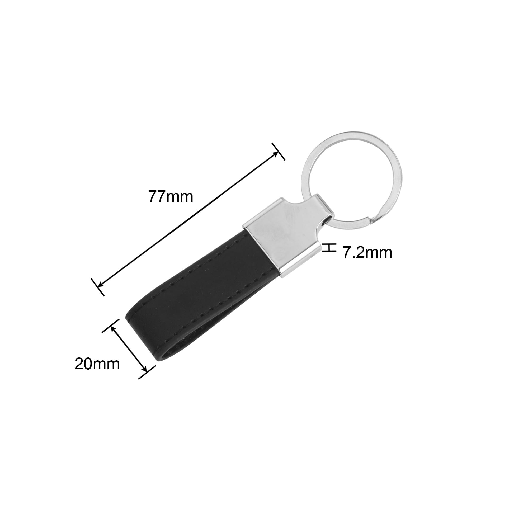 PU Leather Metal Keyring E