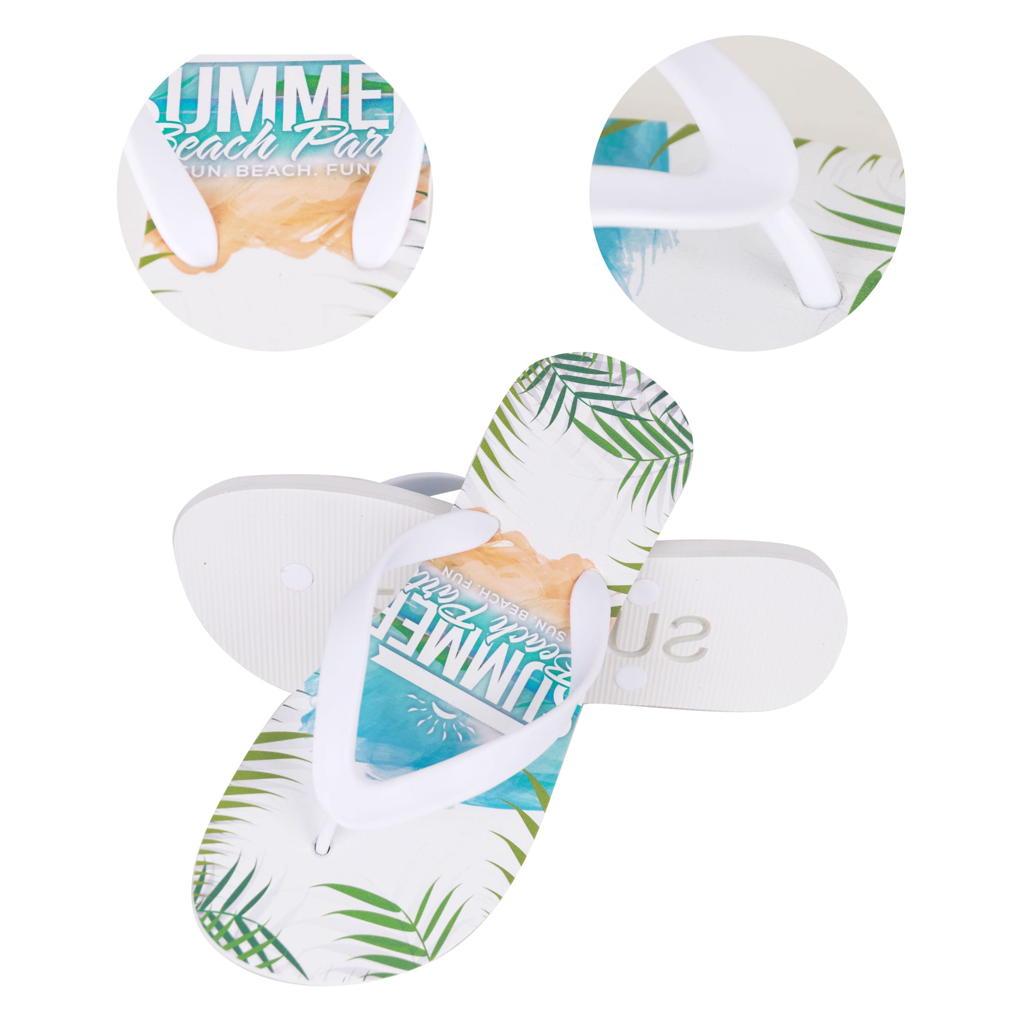 EVA Talking Footprint Thongs