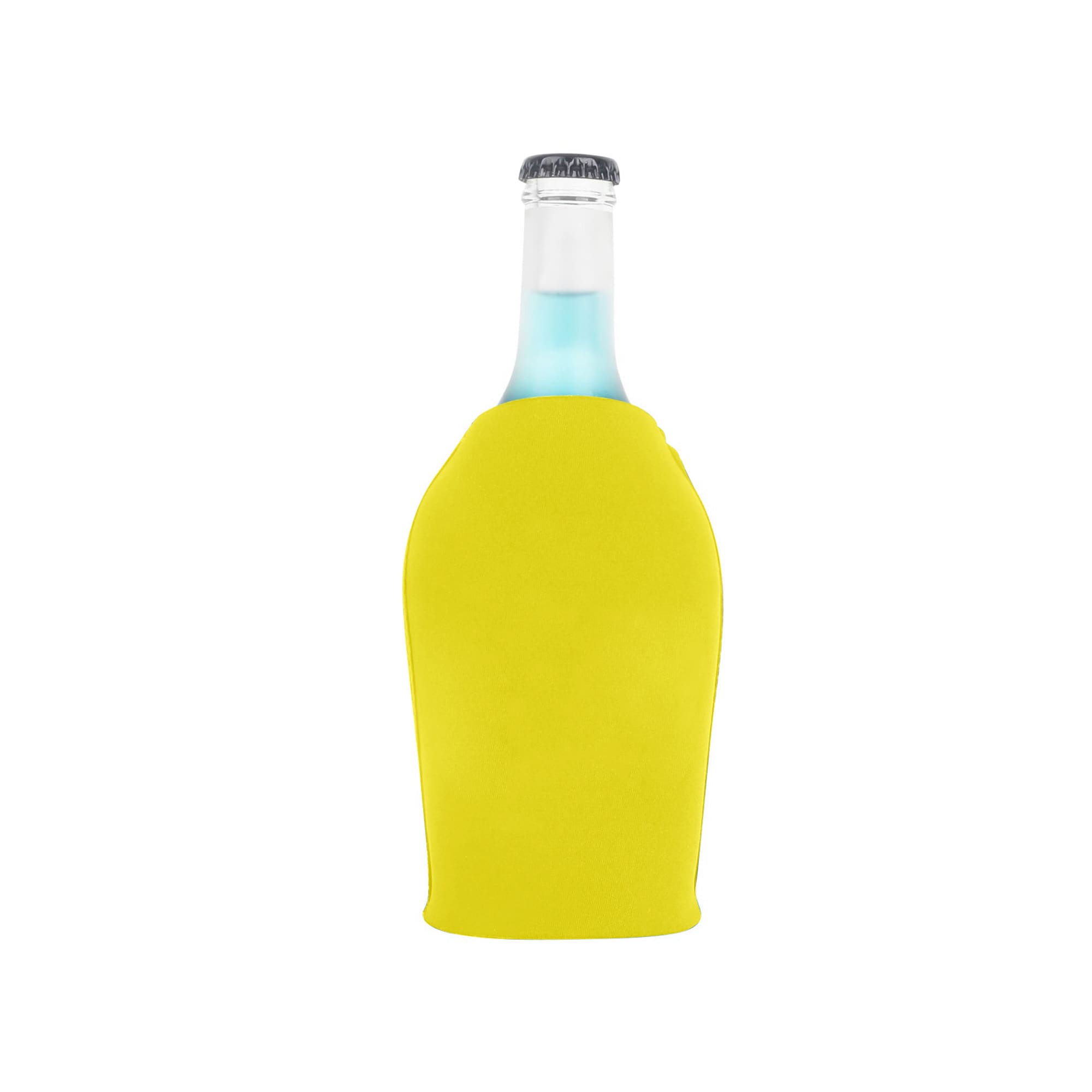 Short Bottle Cooler with Zipper
