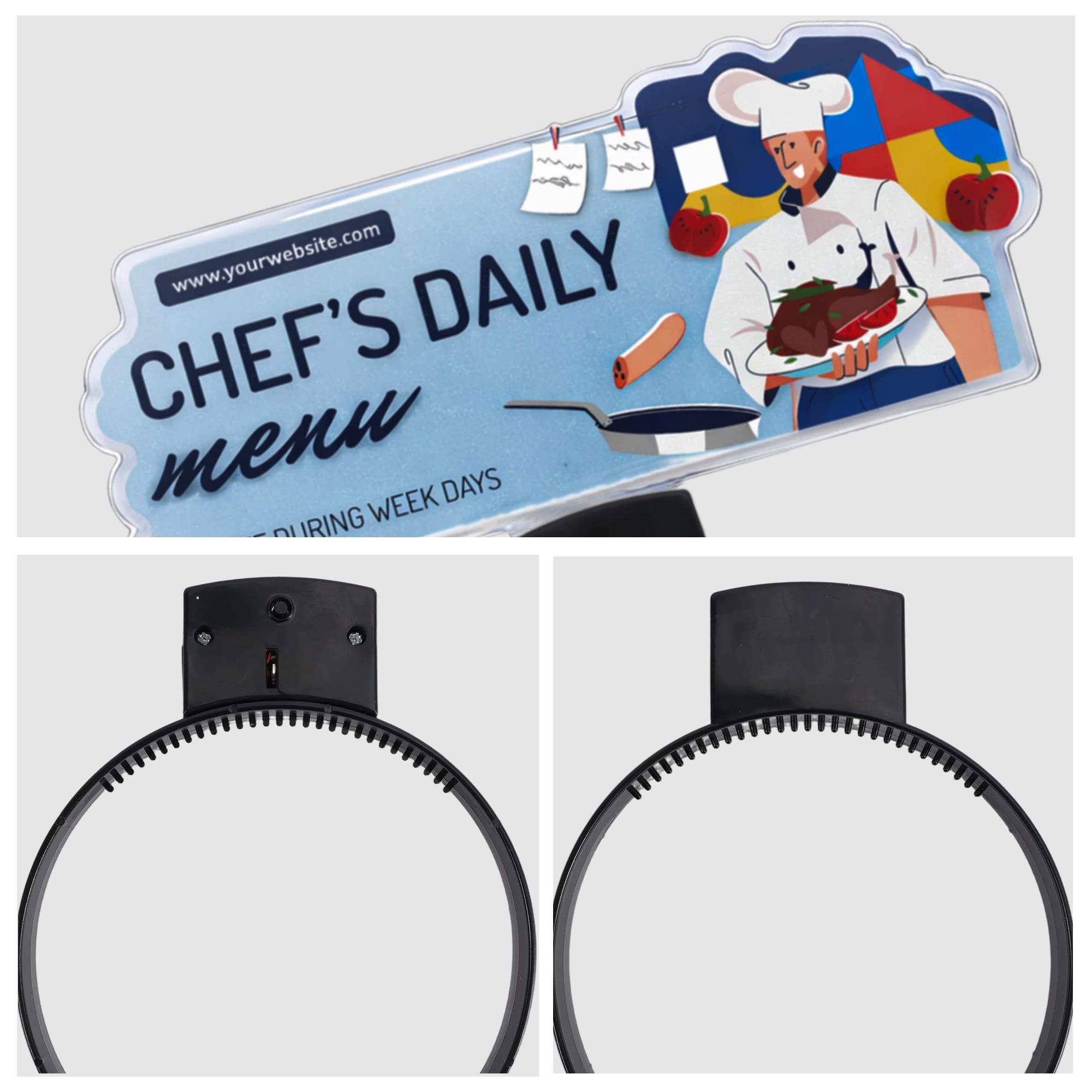 Light up Acrylic Sign Headband