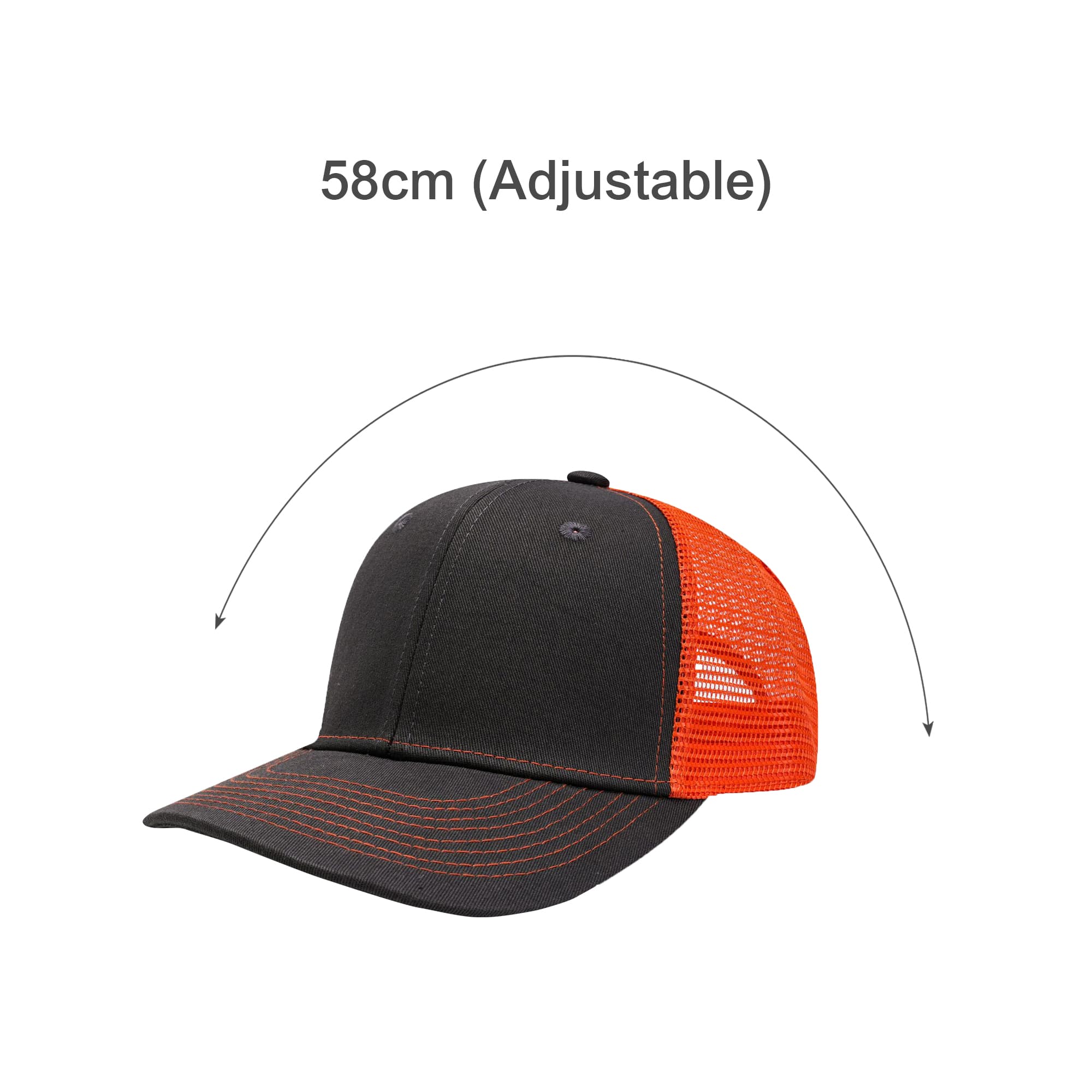 6 Panel Mesh Back Trucker Hat
