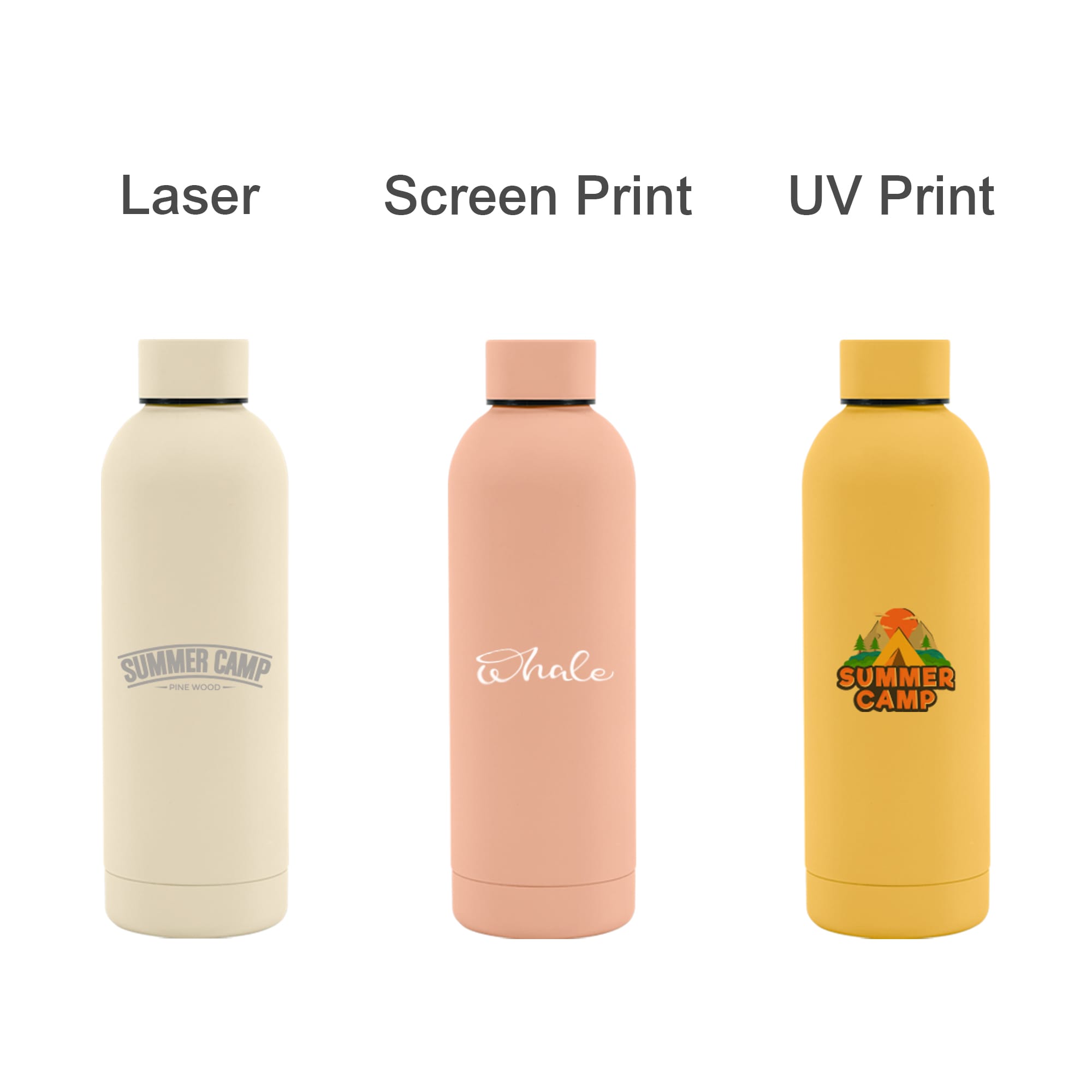 500ML Rubber Coated Double Wall Drink Bottle