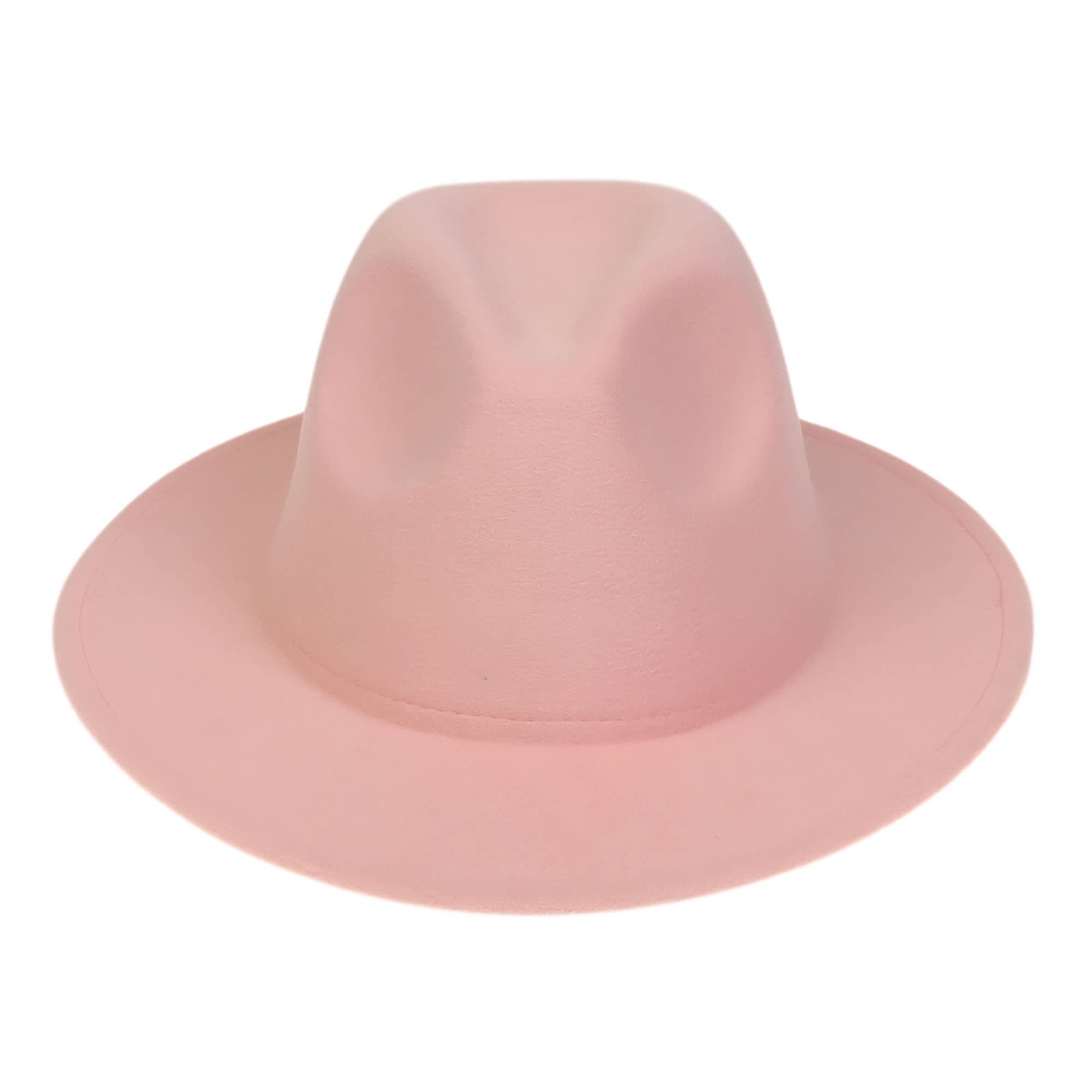 Felt Wide Brim Fedora Hat