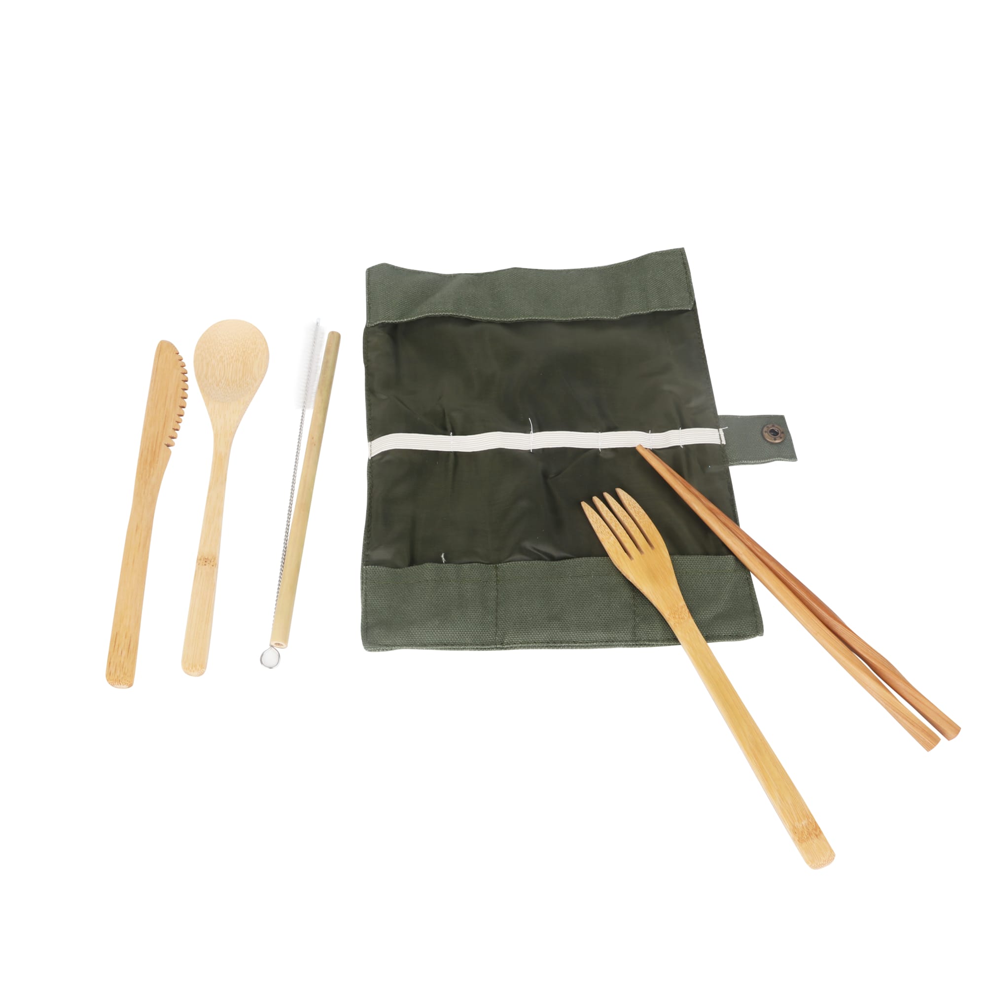 6 pieces Bamboo Cutlery Set