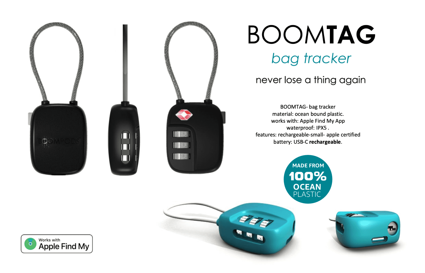 boomlock tracker 'Apple & Android'