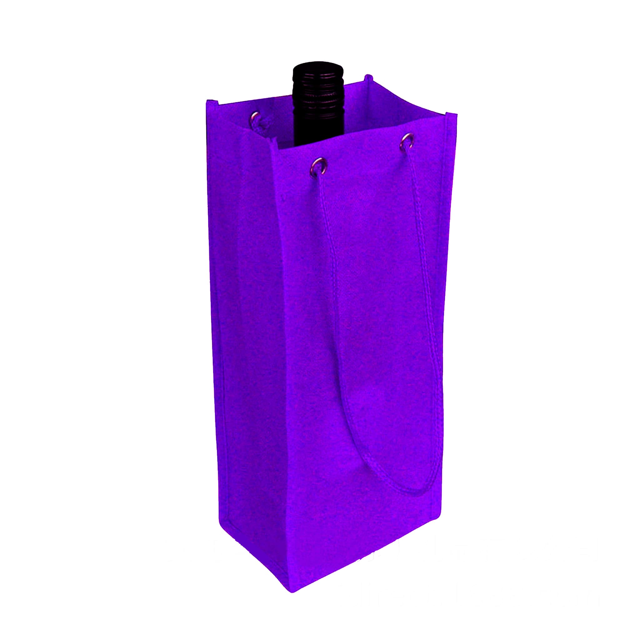 Non Woven Single Bottle Bag with Rope Handle
