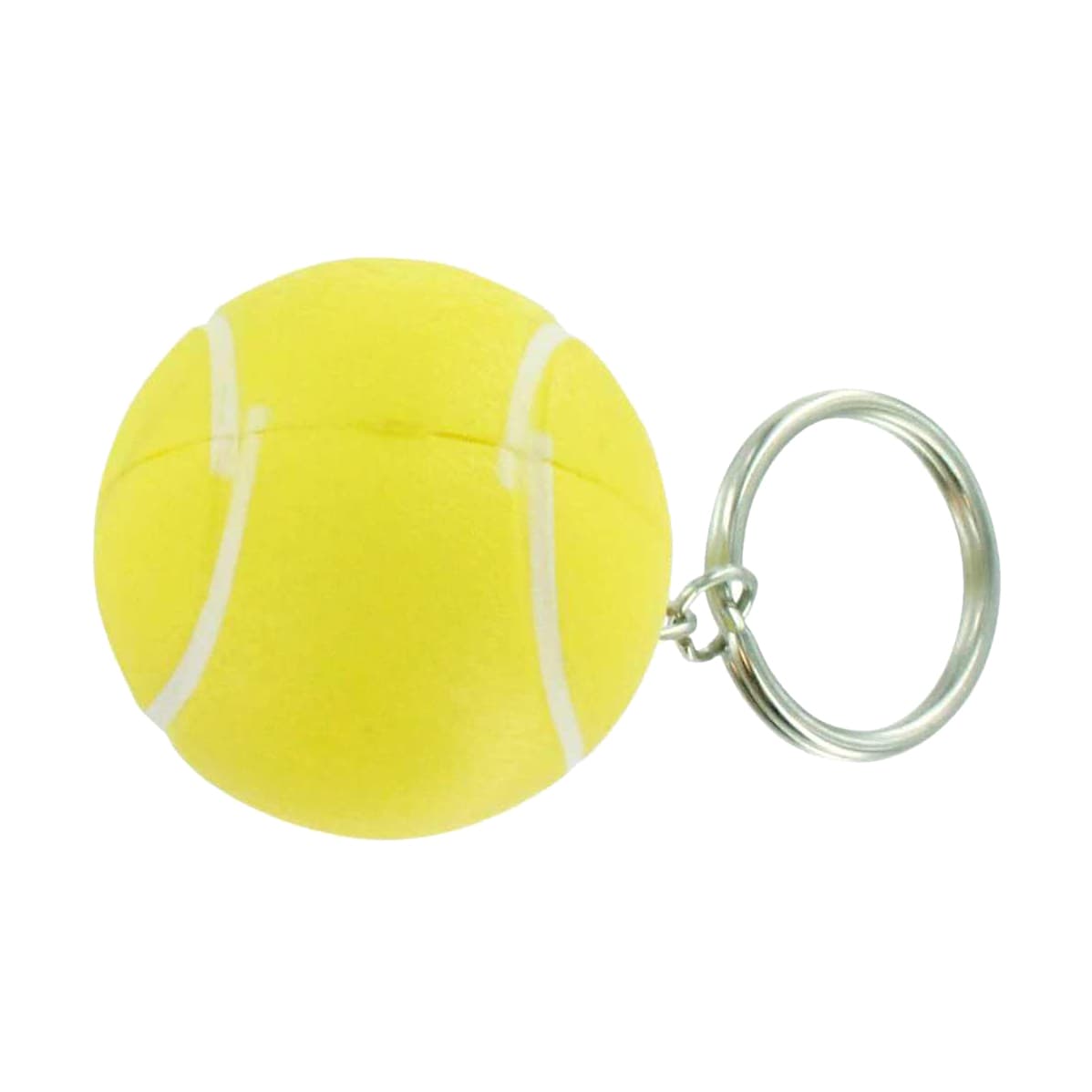 Keyring with Tennis Ball Stress Item