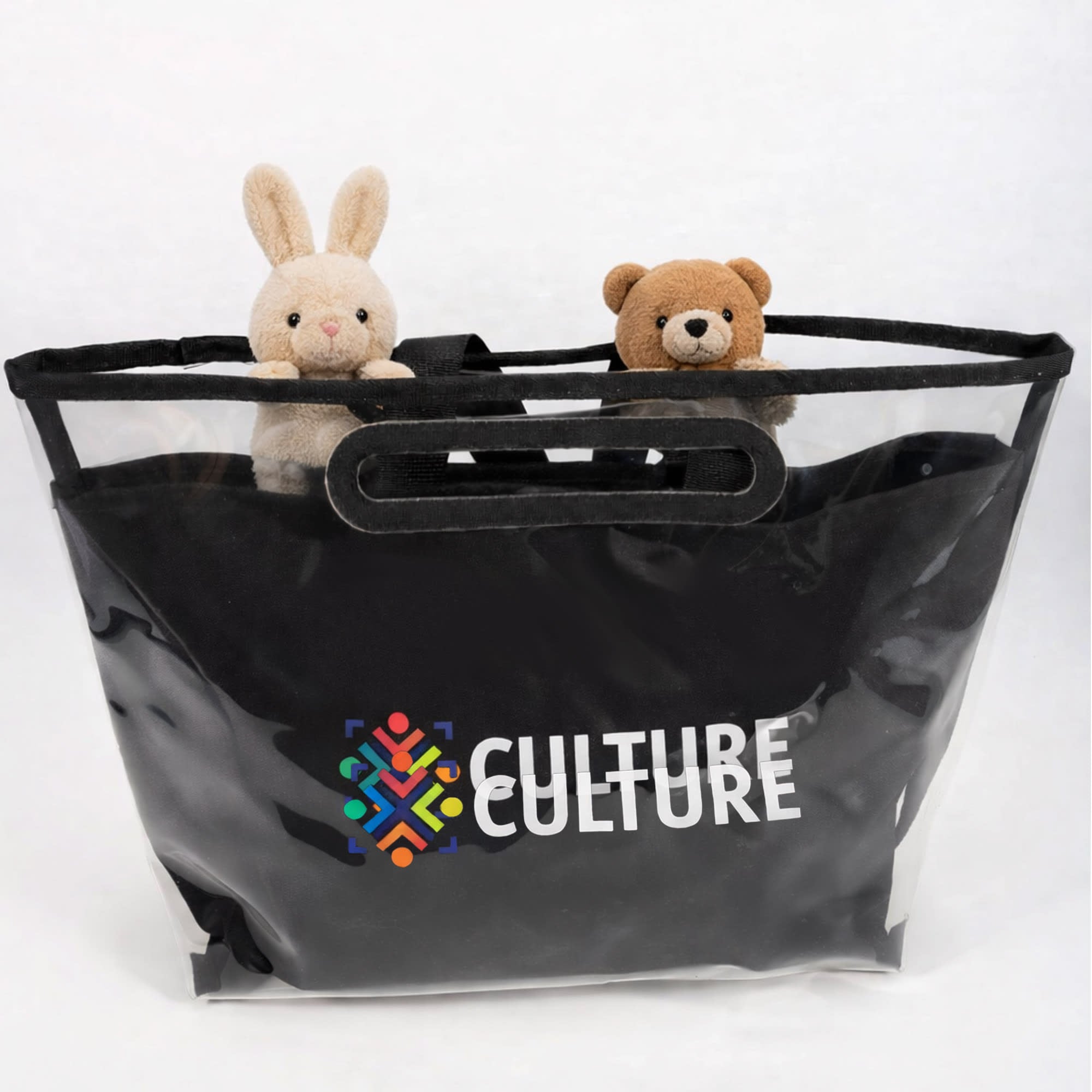Tote Bag With Detachable PVC Cover
