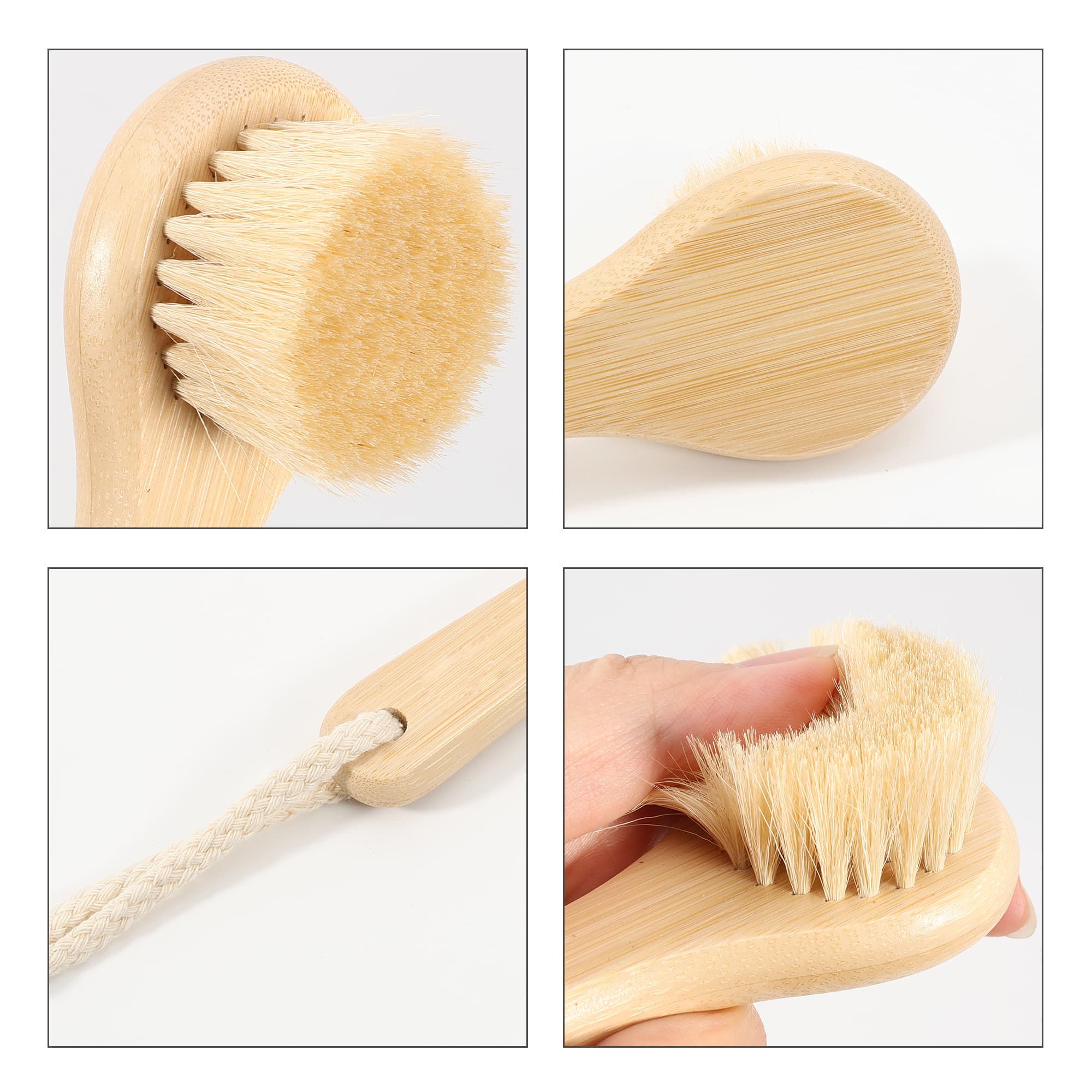 Natural Wooden Face Brush