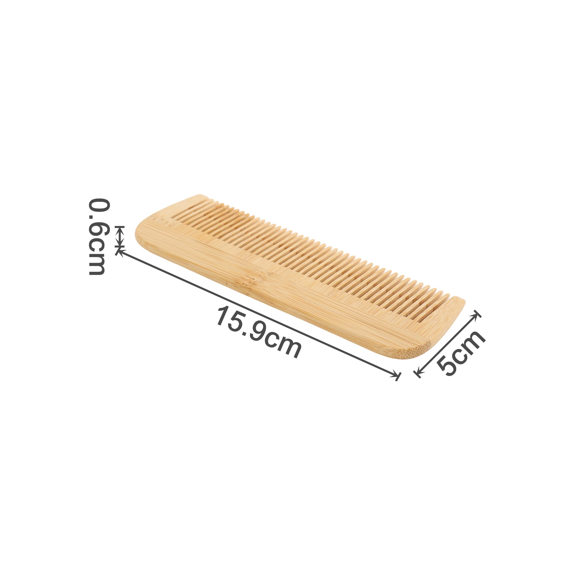 Fine-Tooth Bamboo Small Comb