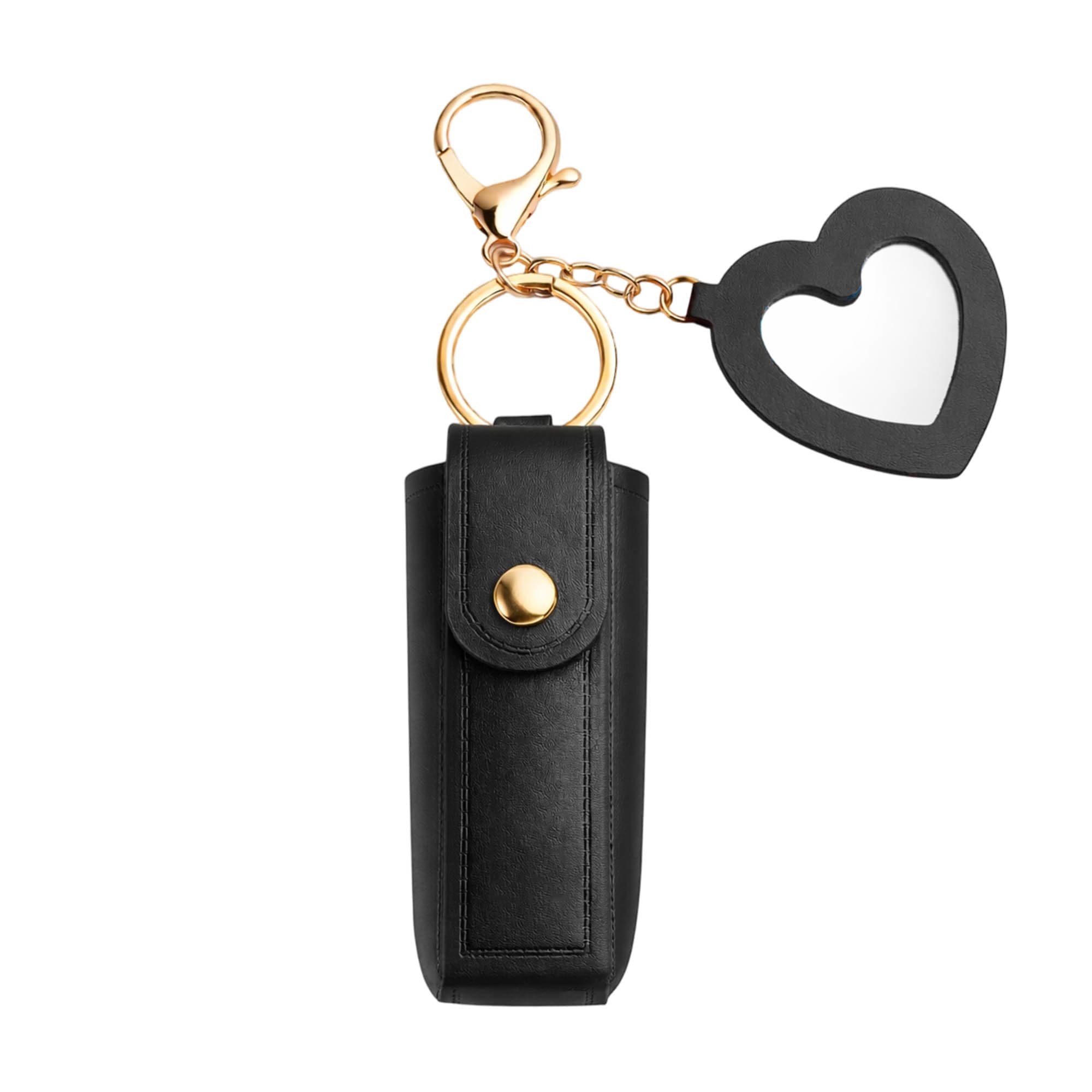 Custom Lipstick Pouch Keychain with Mirror