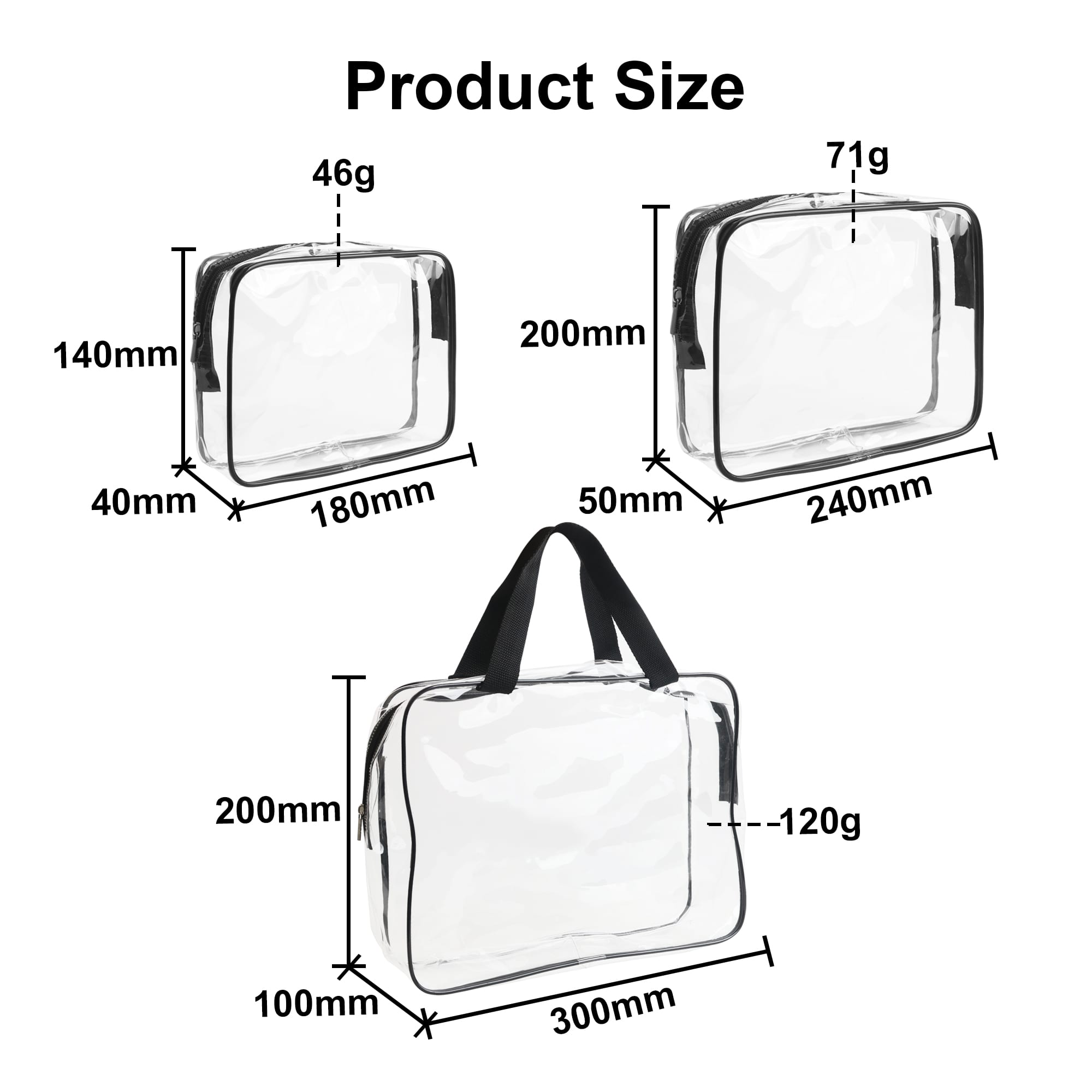 Clear Toiletry Bag