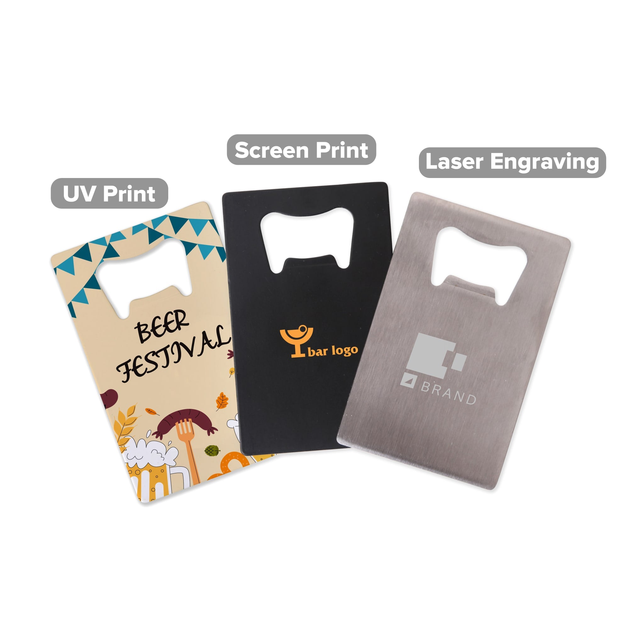 Card Shape Bottle Opener