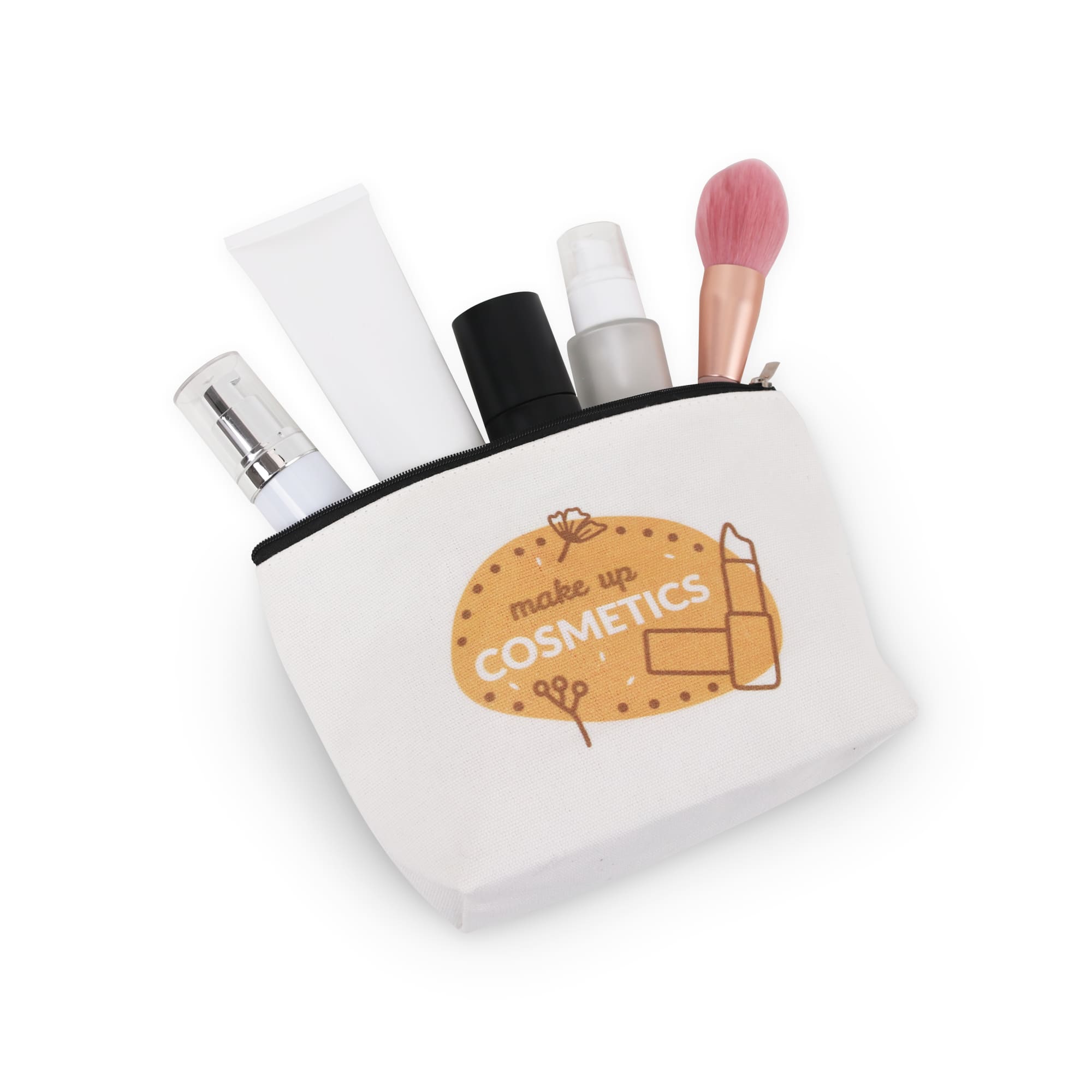Canvas Cosmetic Bag