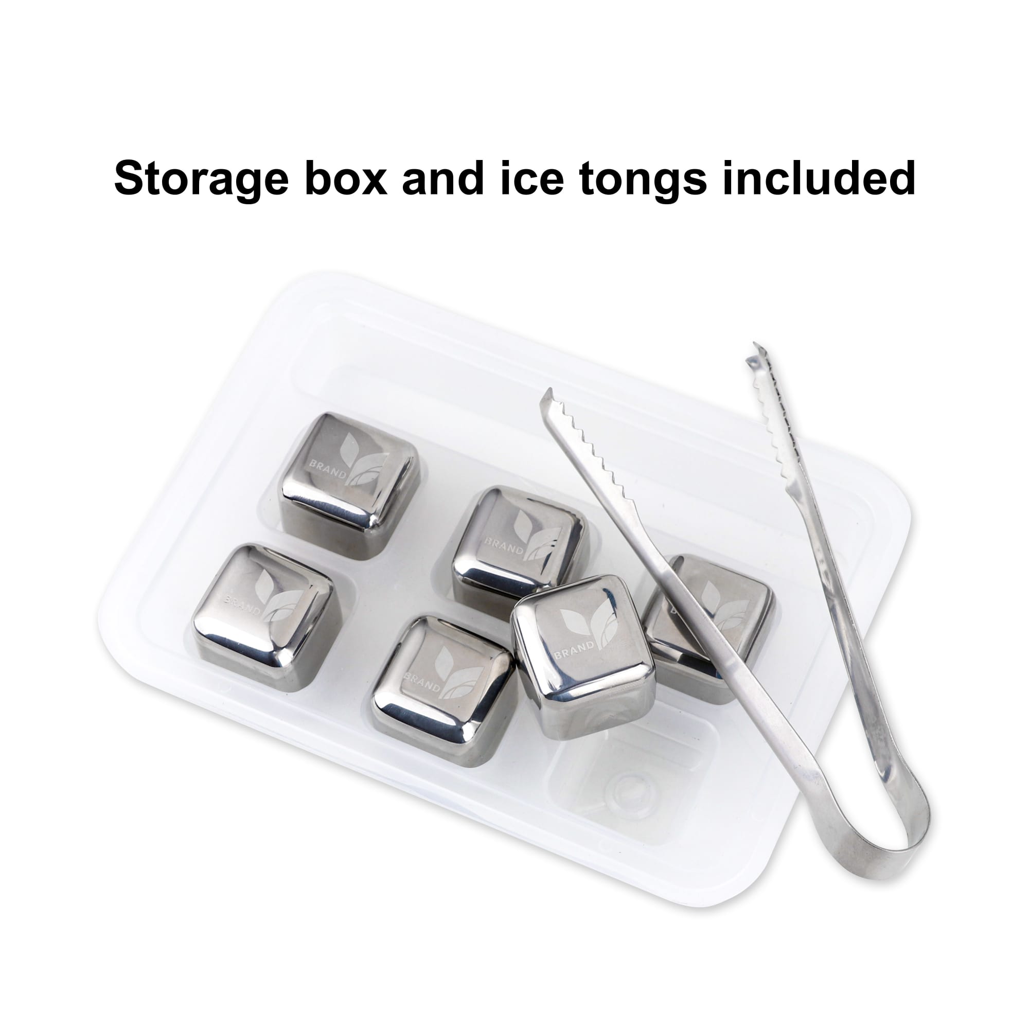 Stainless Steel Ice Cube Set (6pcs)