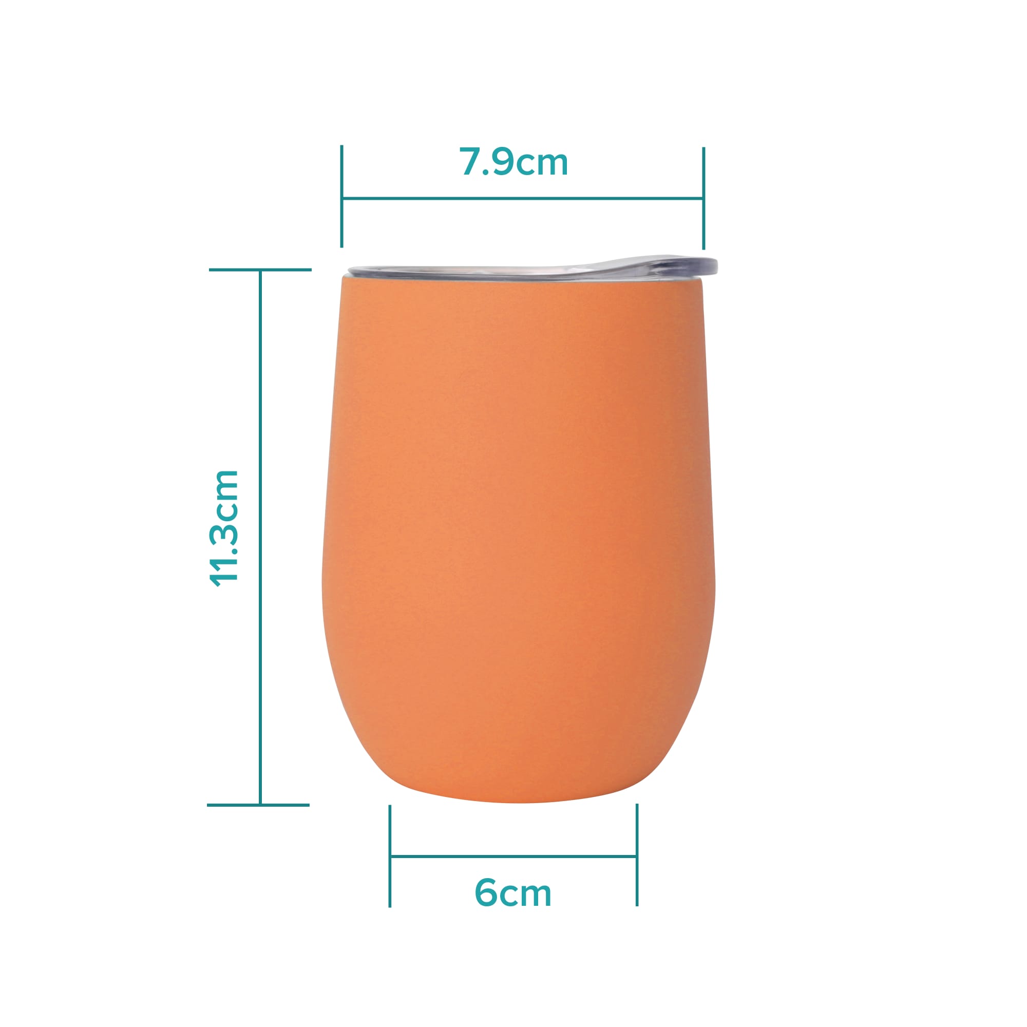 12oz Double Wall Egg Shaped Coffee Cup
