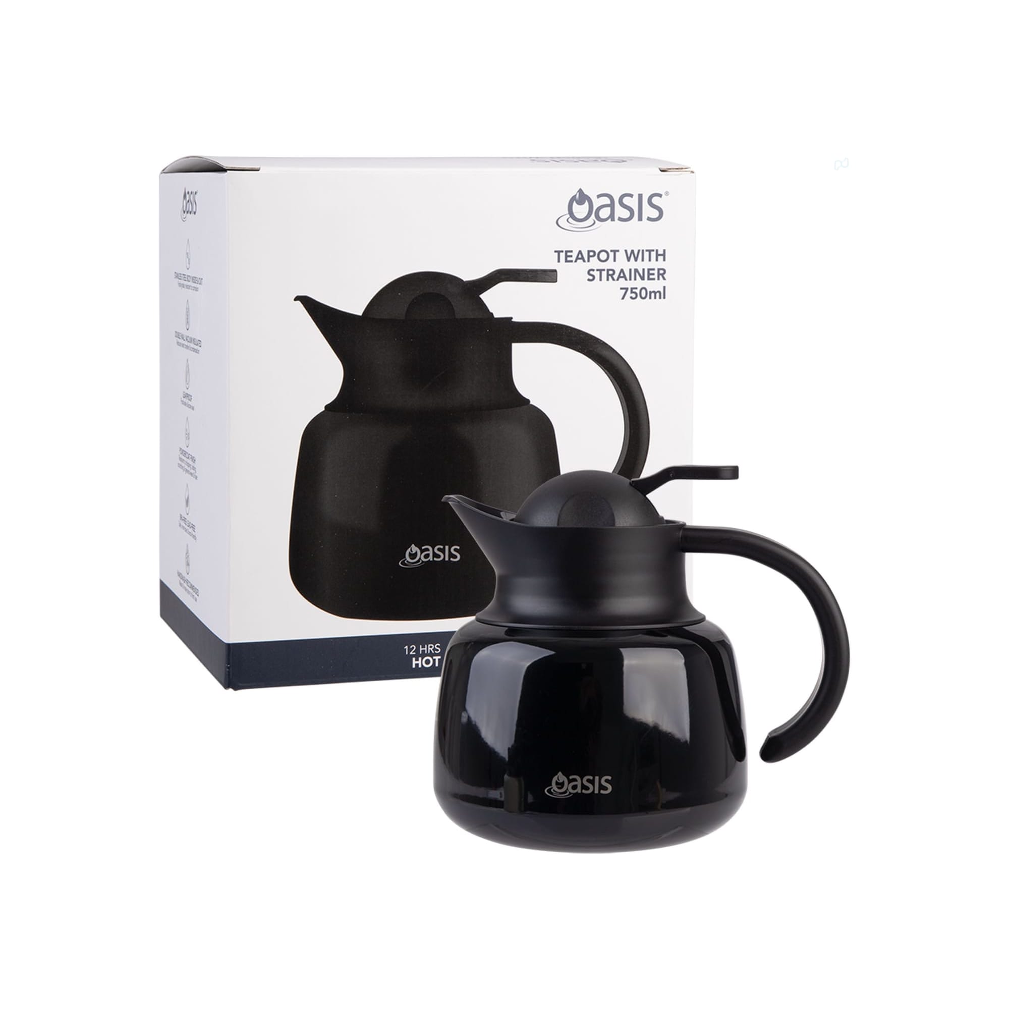 Oasis 750ml Insulated Teapot with Strainer