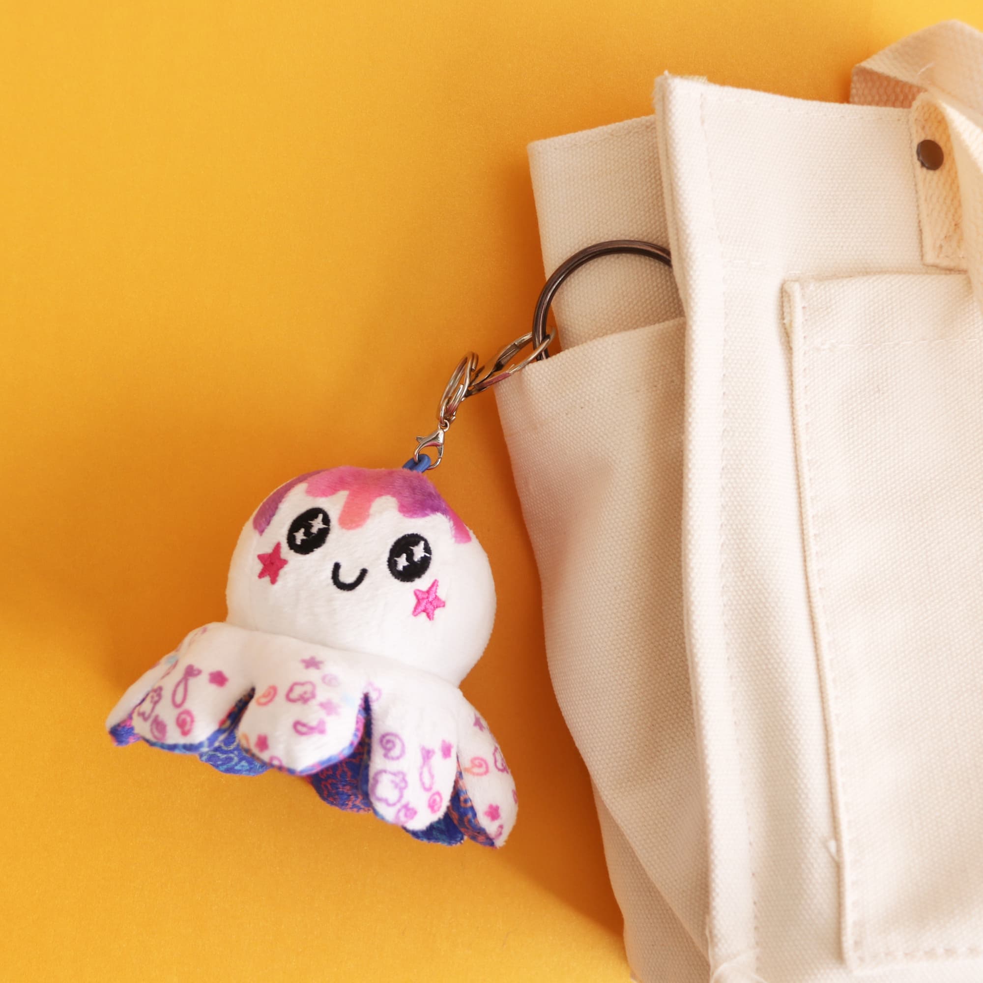 Small Reversible Octopus Plush Toy