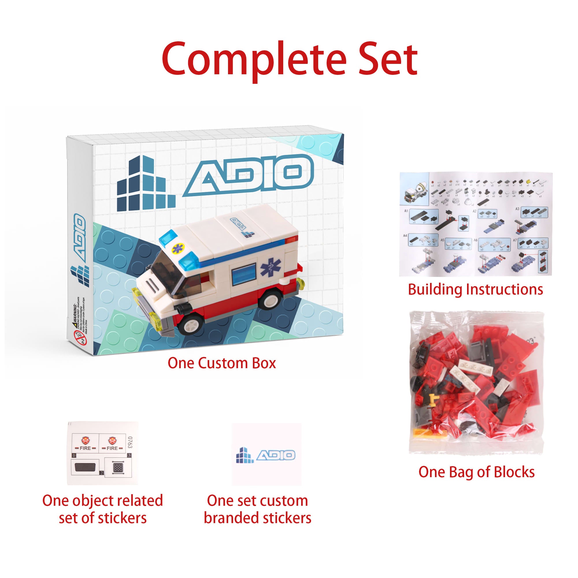 Car Series Building Blocks