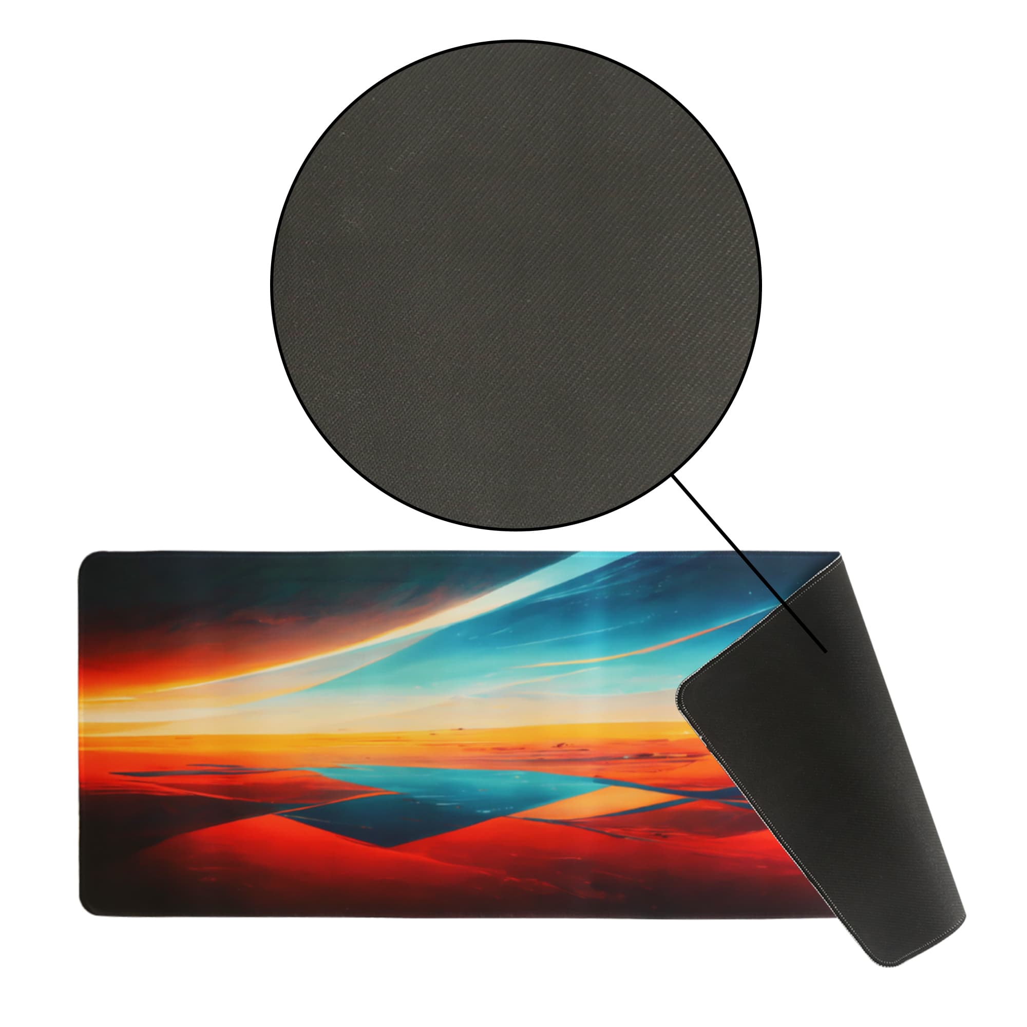 Full Colour Print Rubber Desk Mat