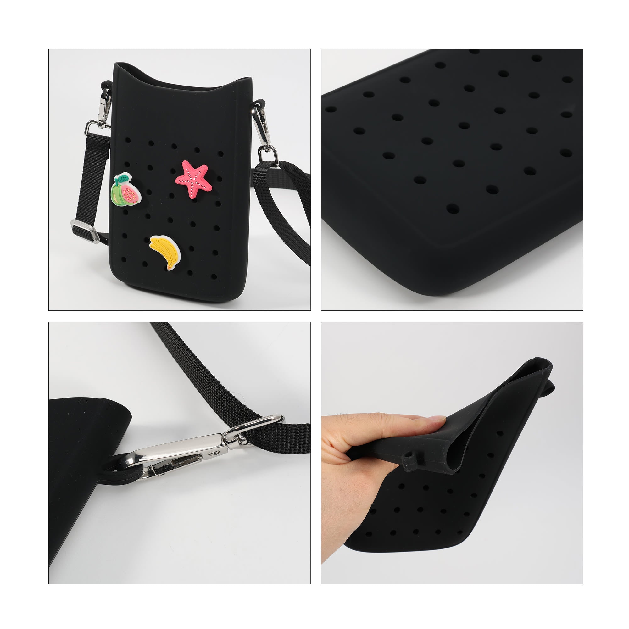 Silicone Holes Phone Bag