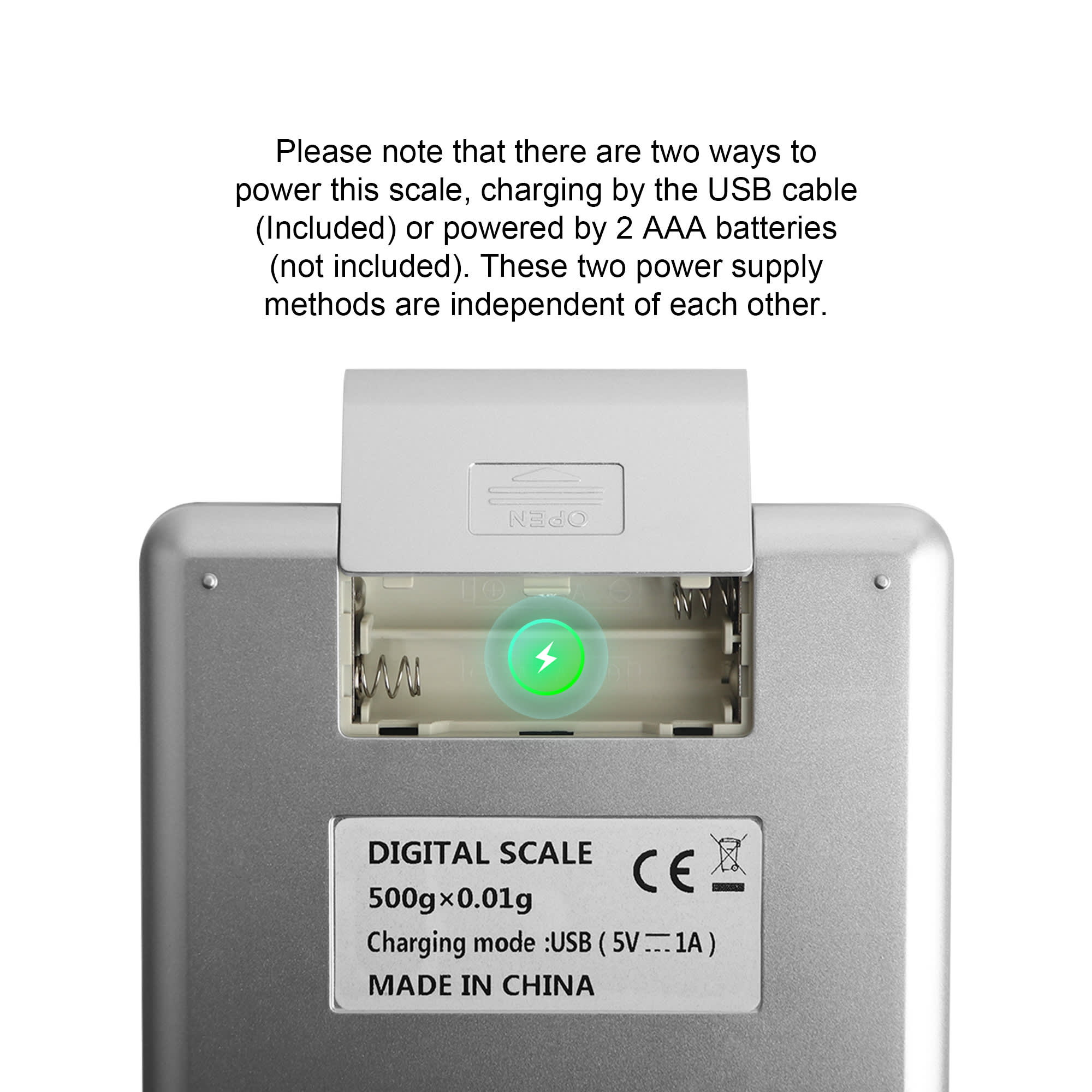Rechargeable Kitchen Scale