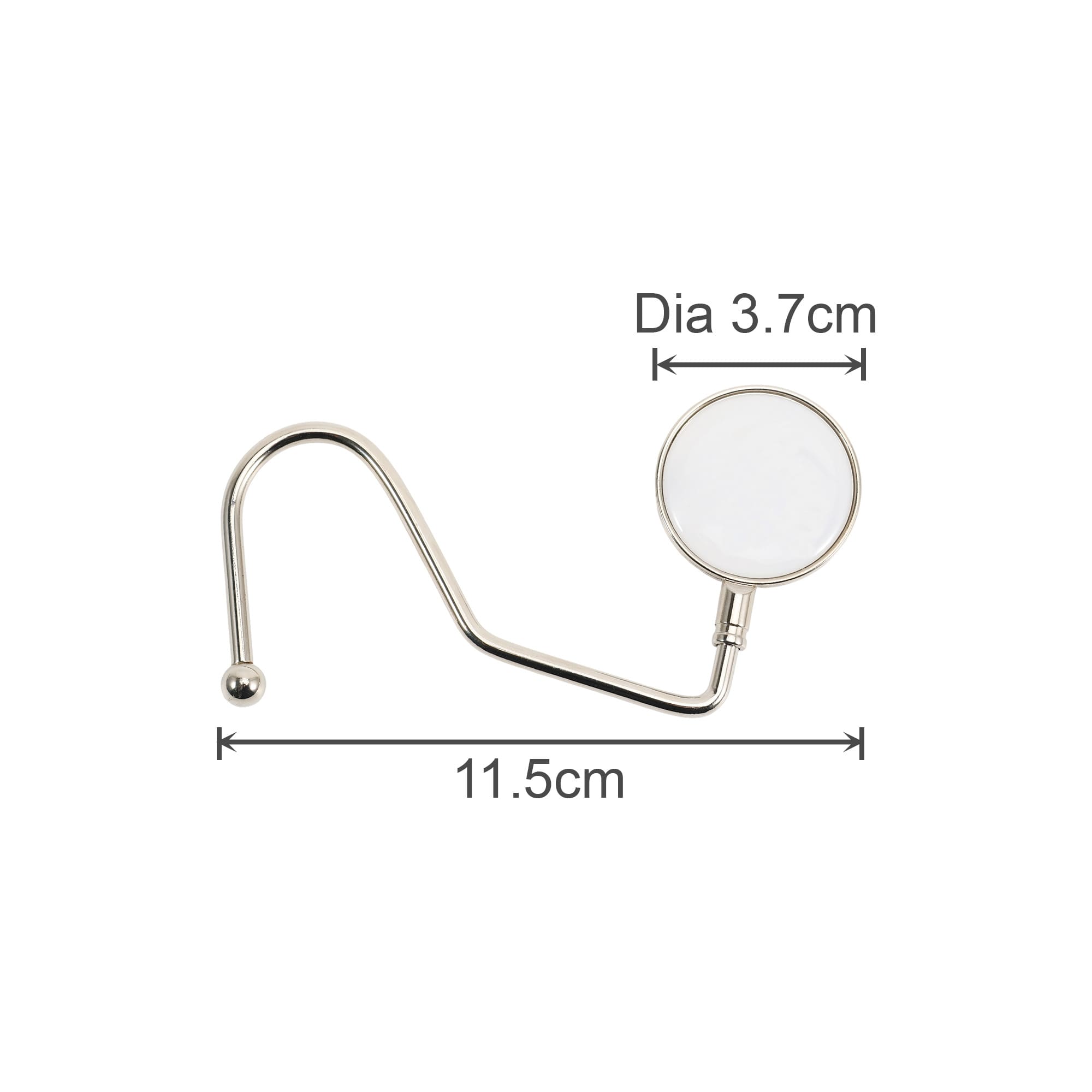 Round Curved Desk Hook