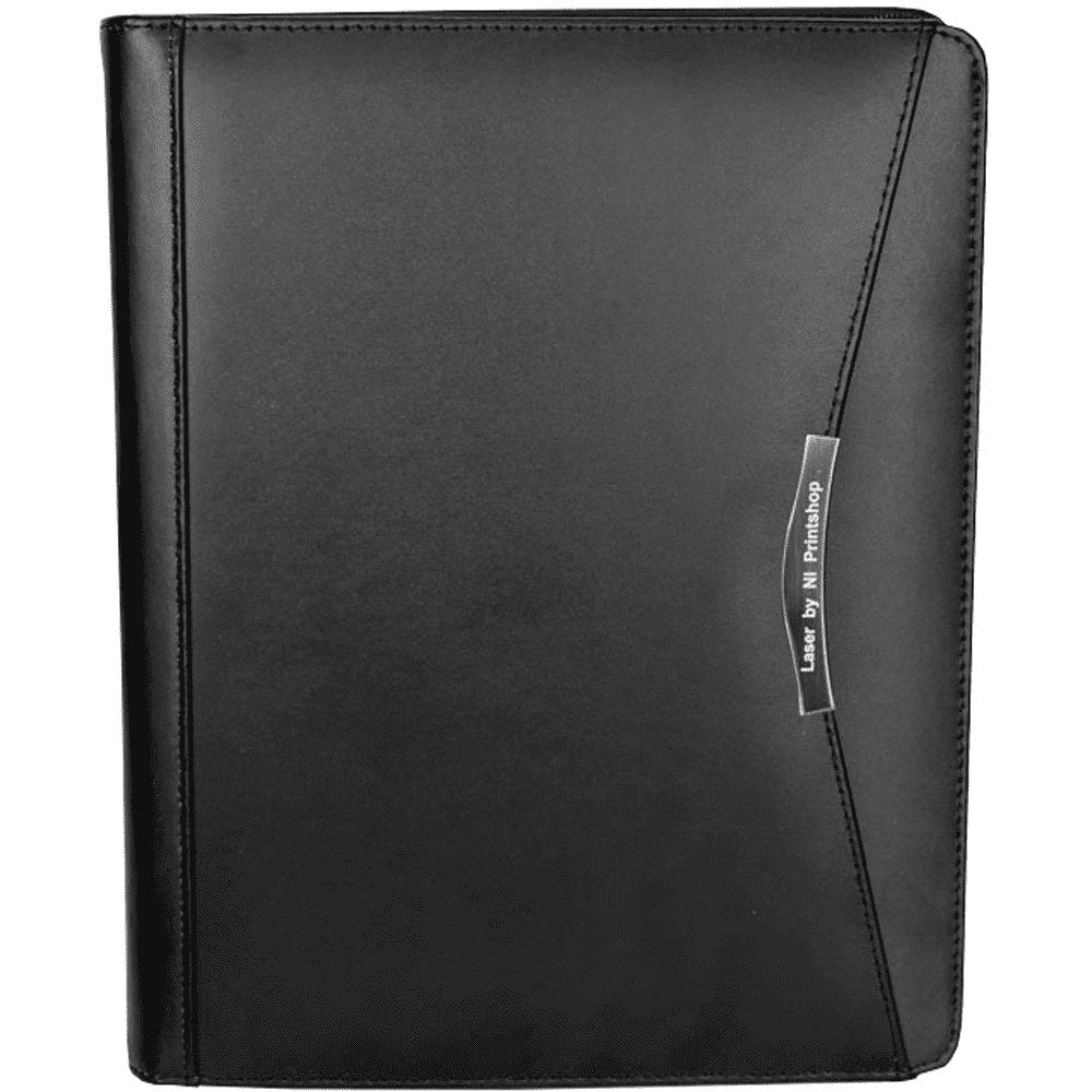 The Metropolitan Imitation Leather A4 Zippered Compendium