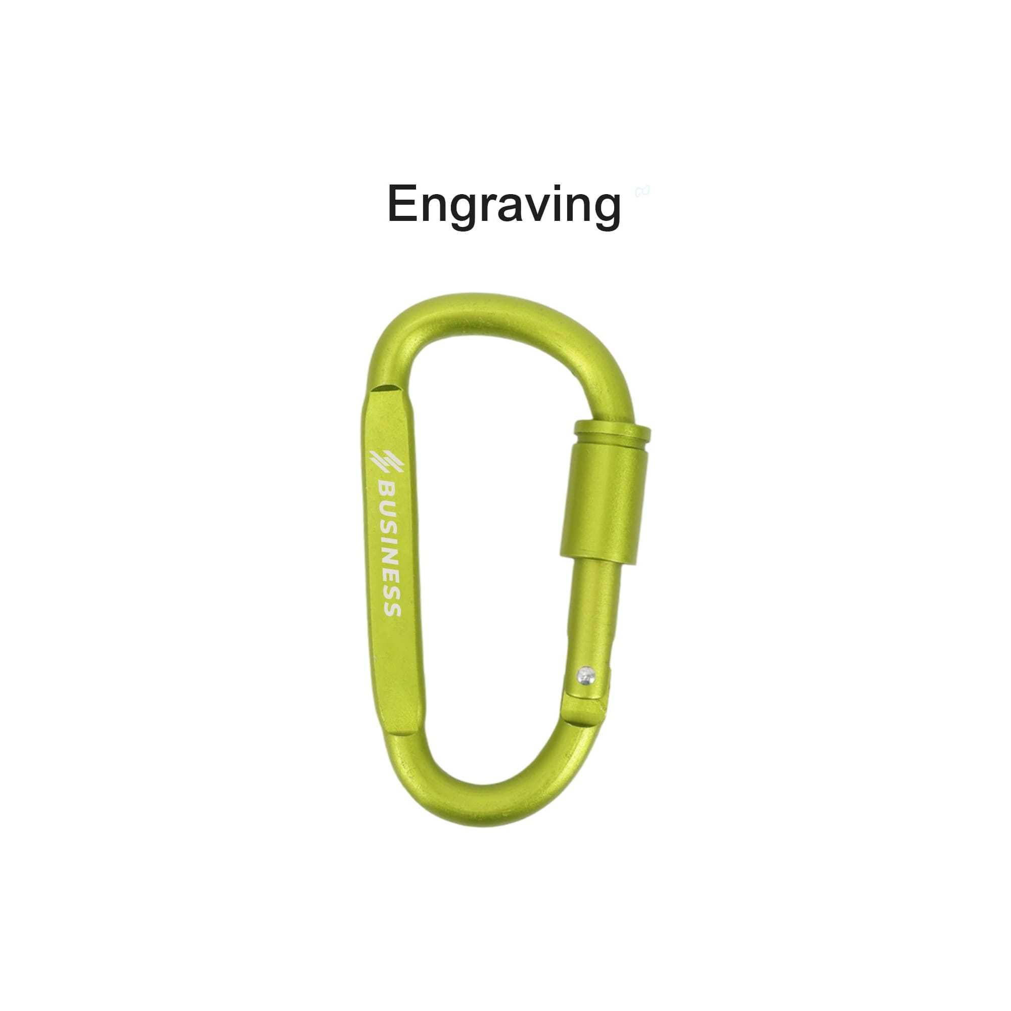 Custom D Shape Camping Carabiner