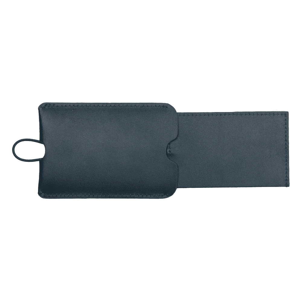 Pull-Apart Leather Luggage Tag