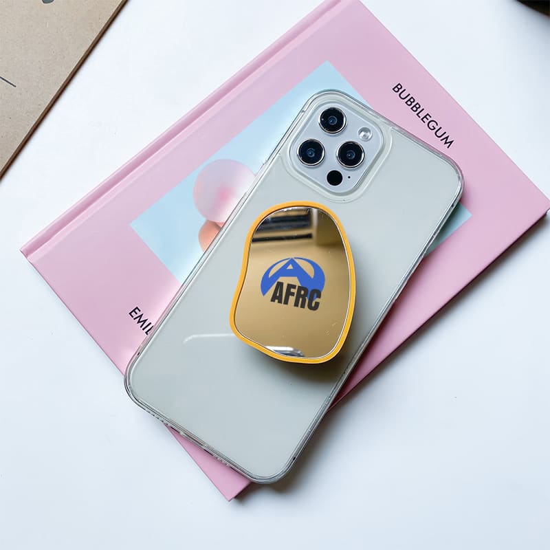 Custom Shaped Mirror Phone Pop Holder