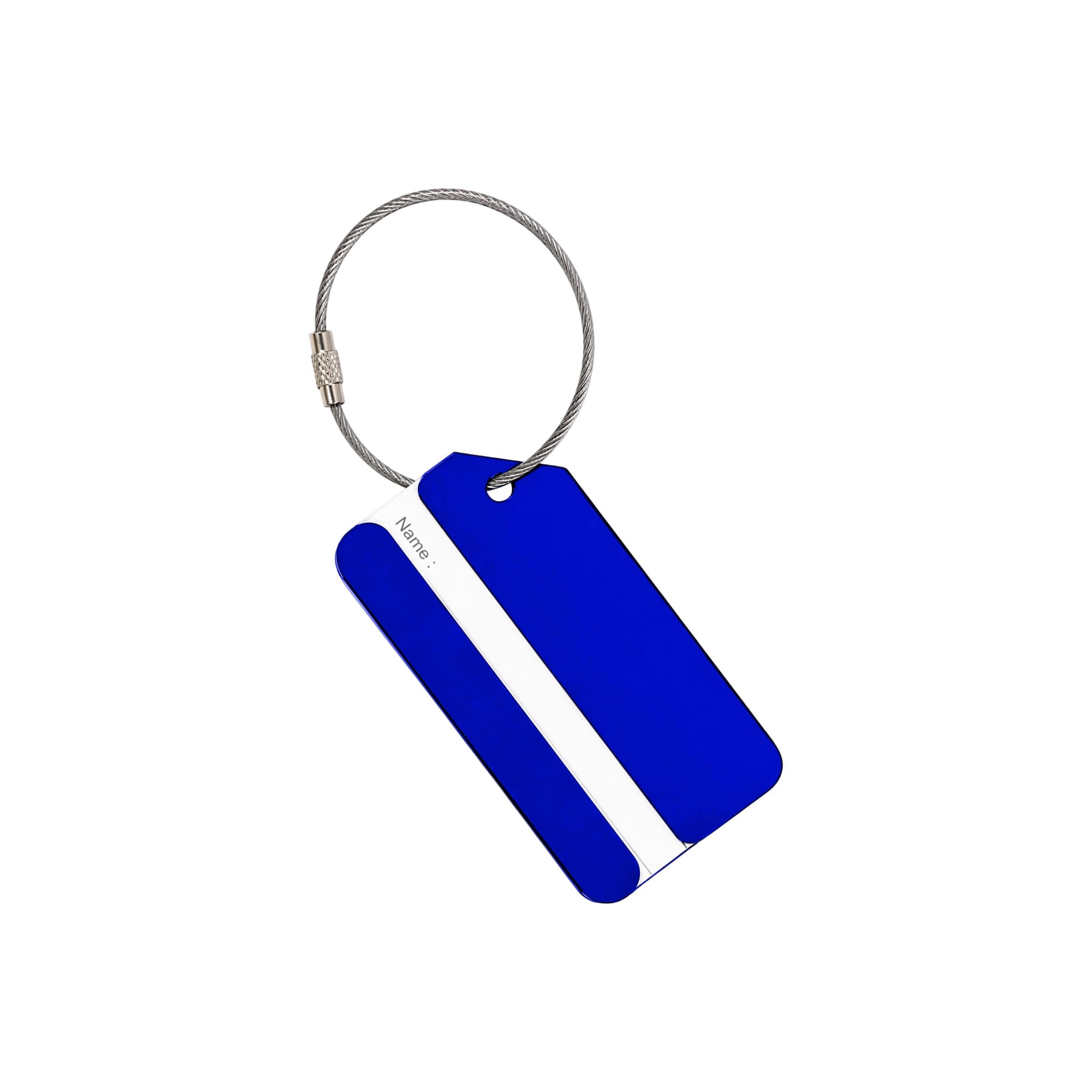 Square Aluminium Luggage Tag B
