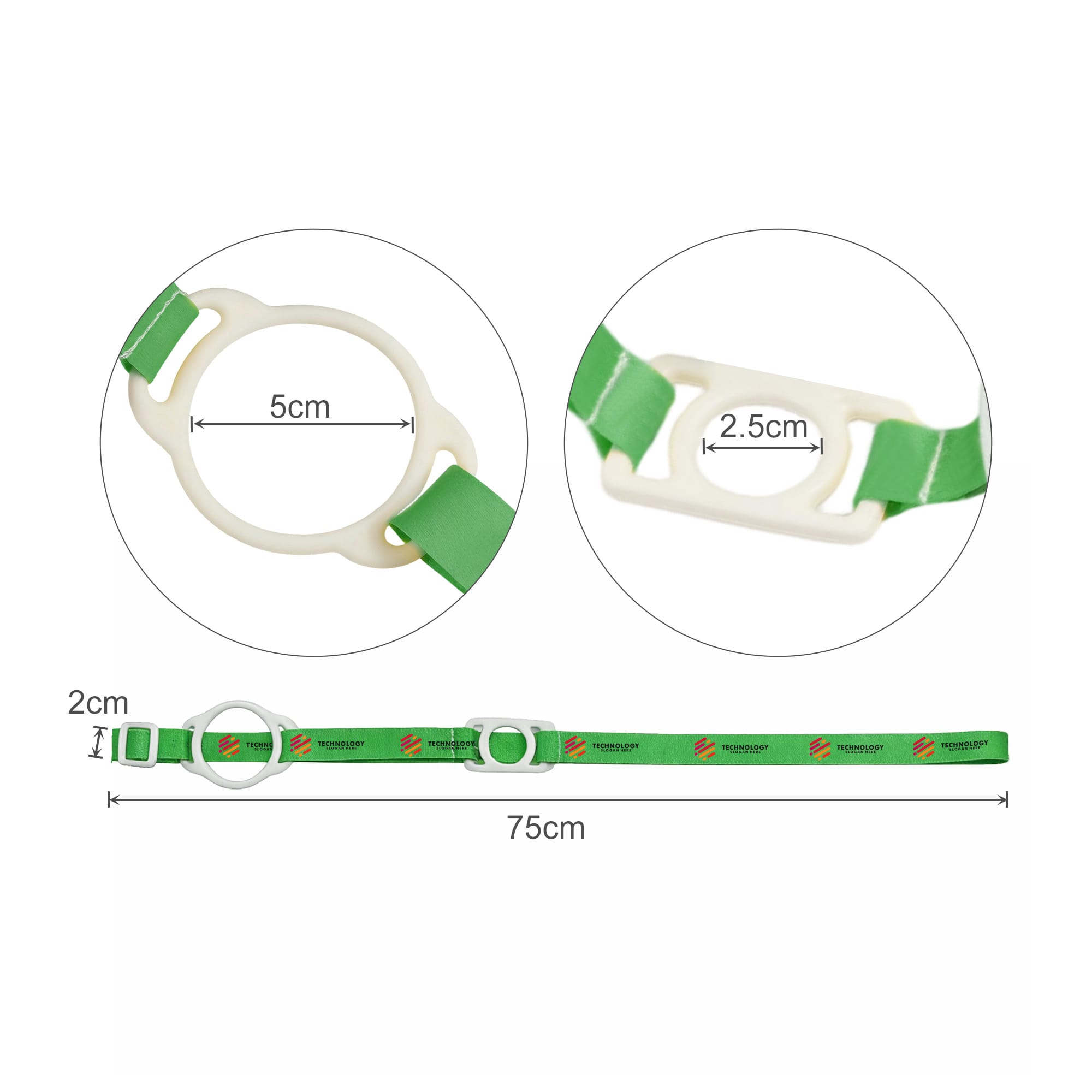 RPET 2 in 1 Water Bottle Lanyard