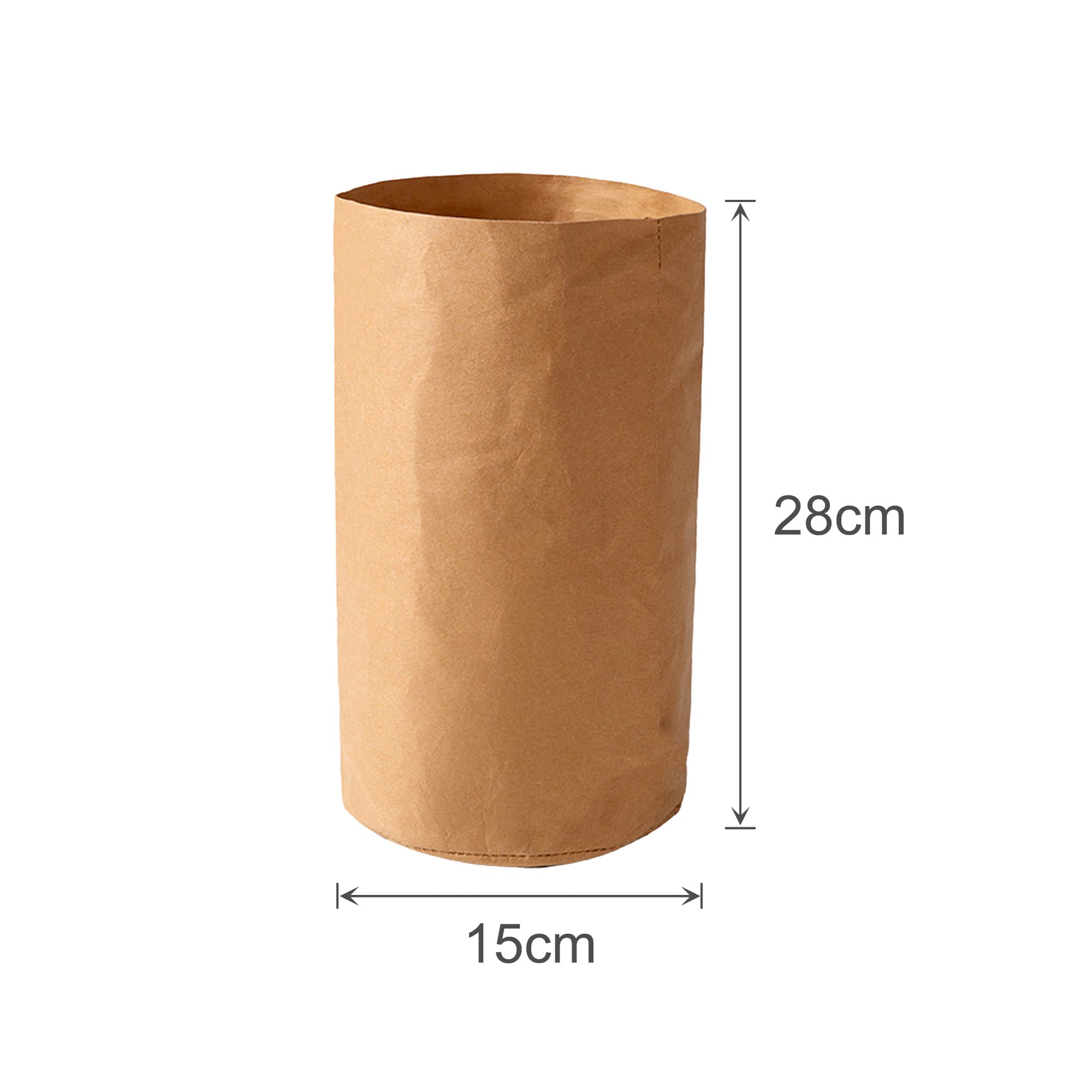 Large Washable Kraft Paper Bag(Dia 150 x H 280mm)