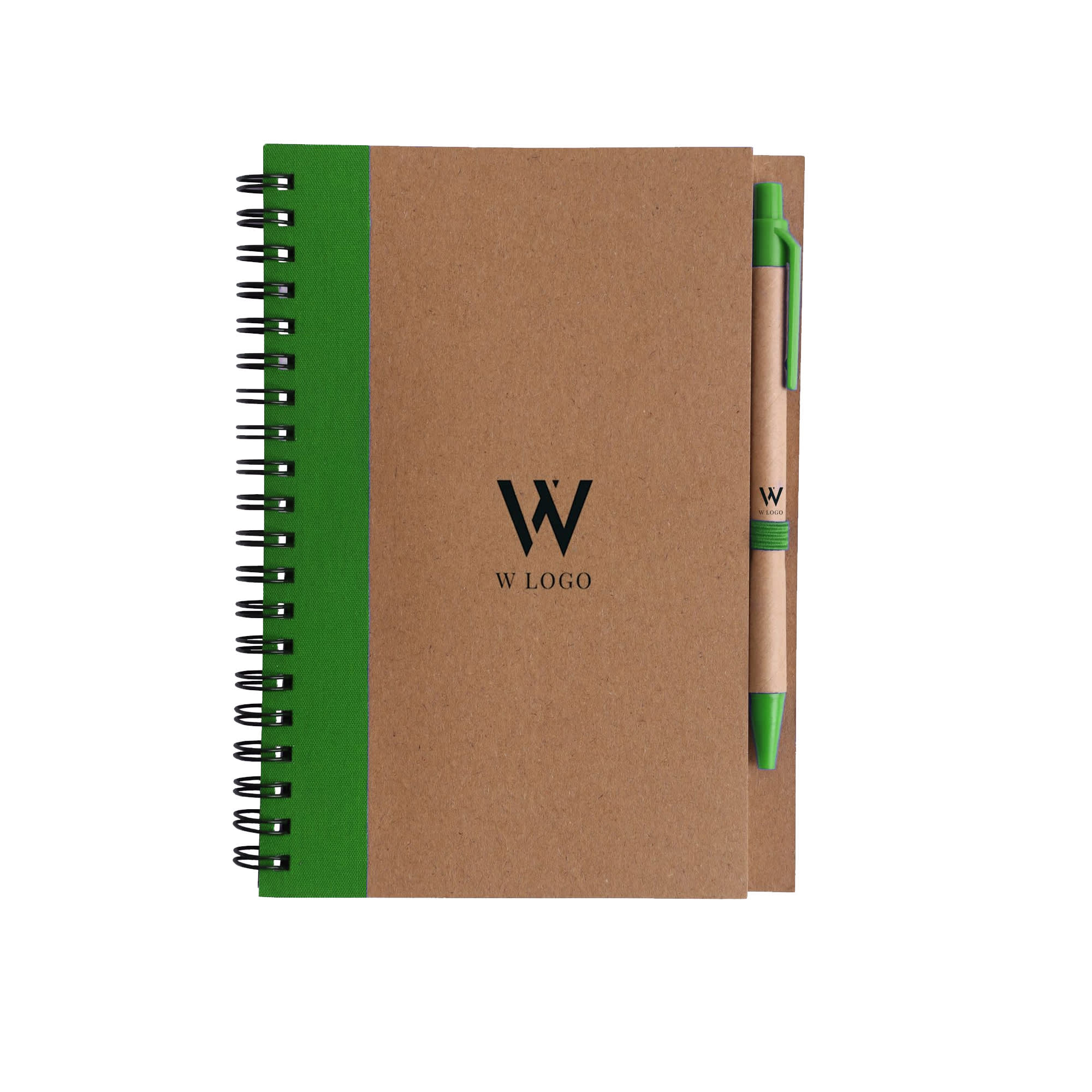 Kraft Notebook with Ballpoint Pen