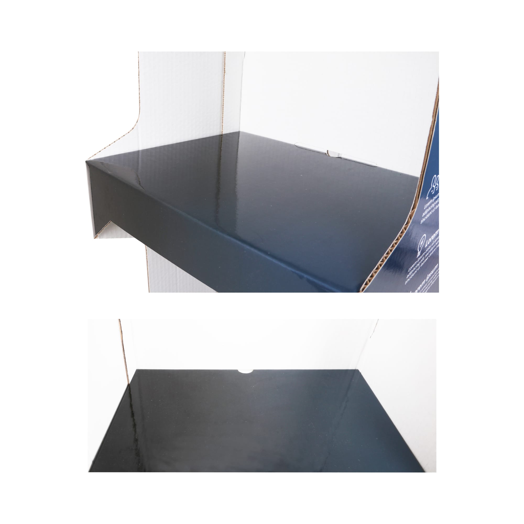 Self Assembly 3 Tier Cardboard Floor Display