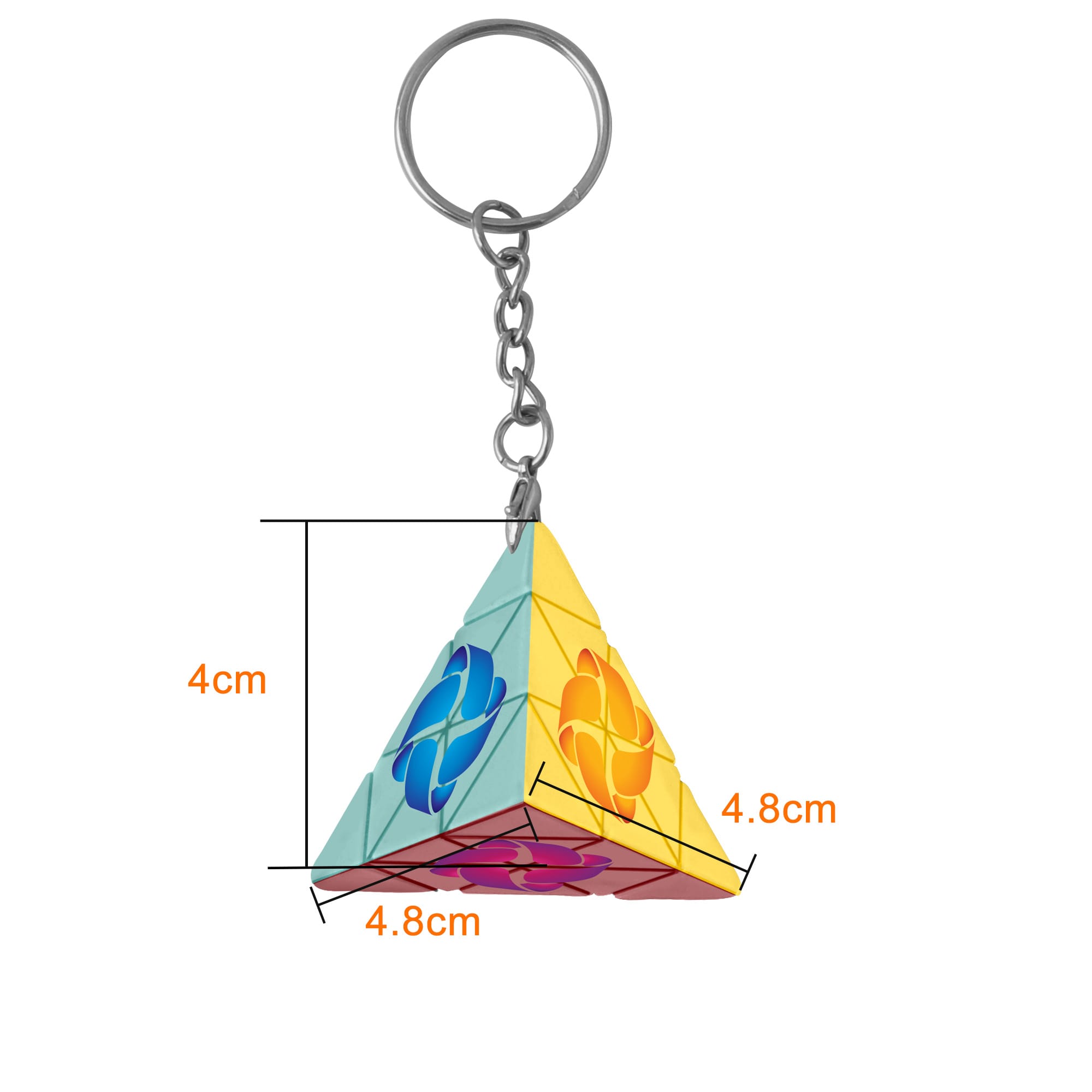 Puzzle Pyramid with Keyrings